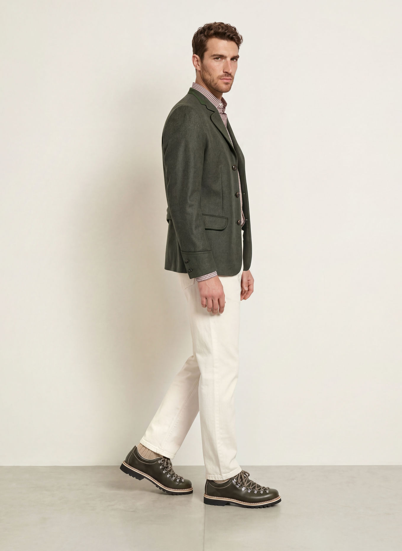 Gottseidank Janker KORBE Extra Slim Fit: DONKERGROEN