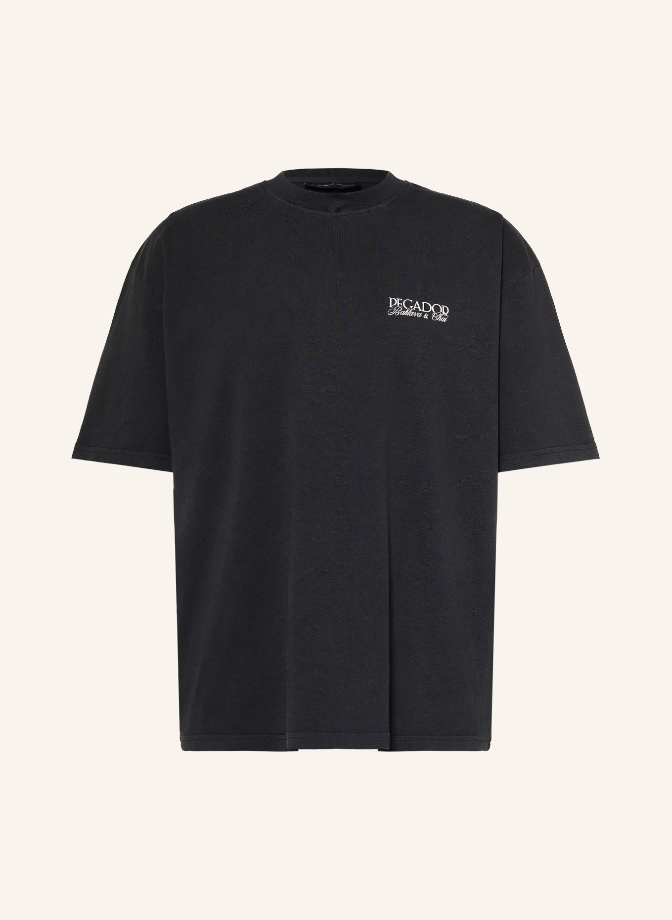 PEGADOR Oversized-shirt RAPINO: ZWART