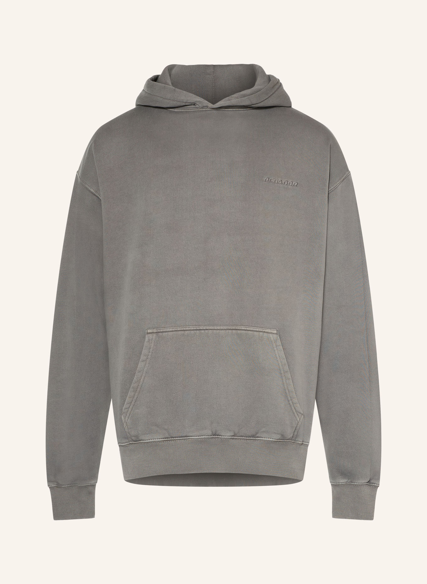 PEGADOR Oversized hoodie: DONKERGRIJS