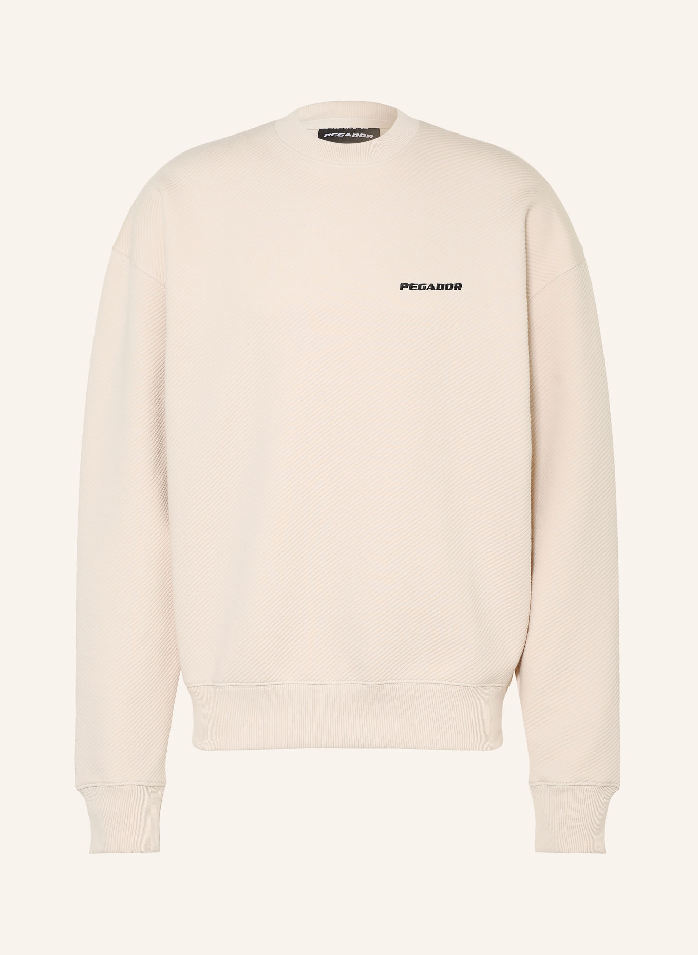 PEGADOR Oversized-Sweatshirt TATE: CRÈME