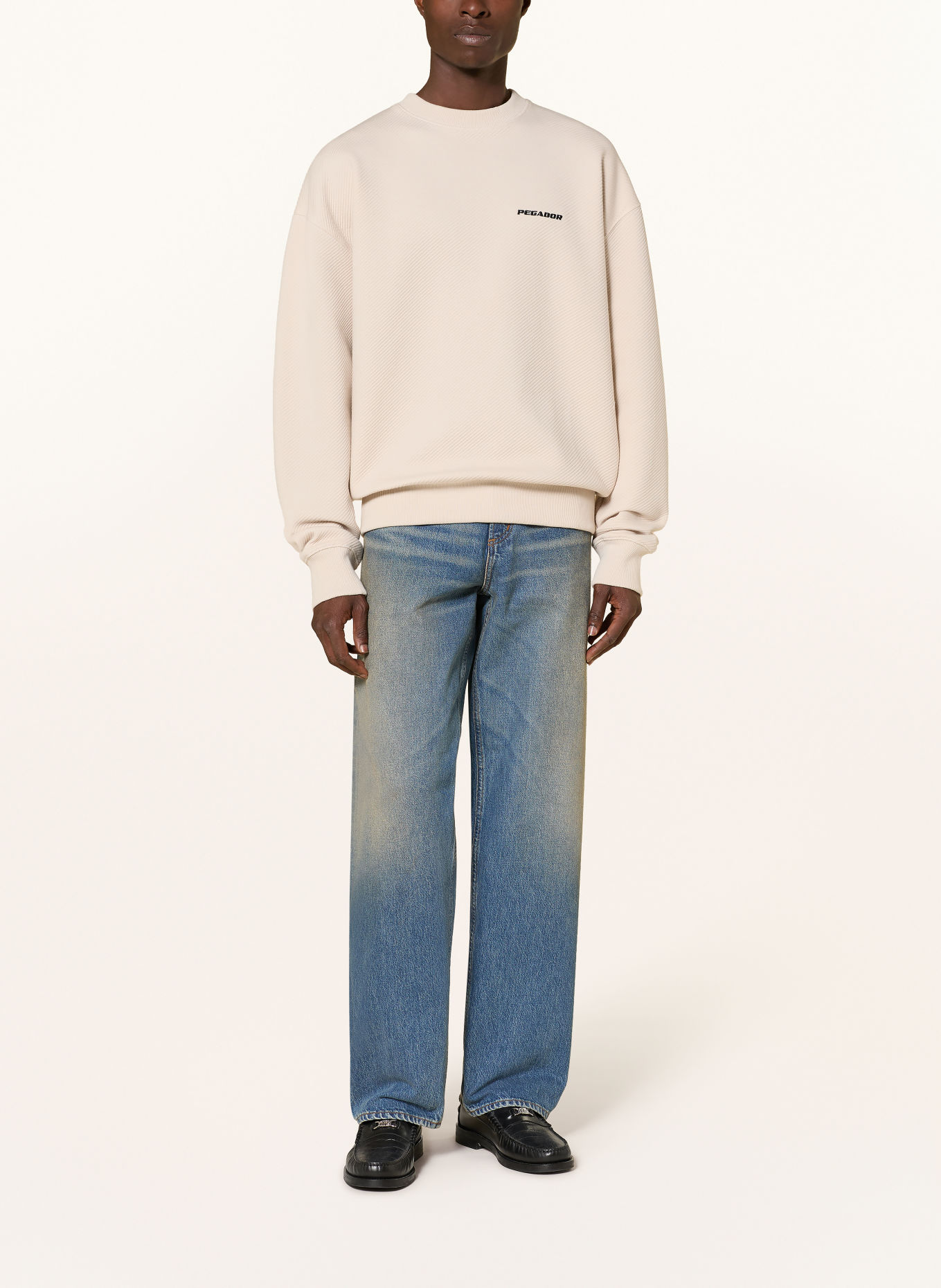 PEGADOR Oversized-Sweatshirt TATE: CRÈME