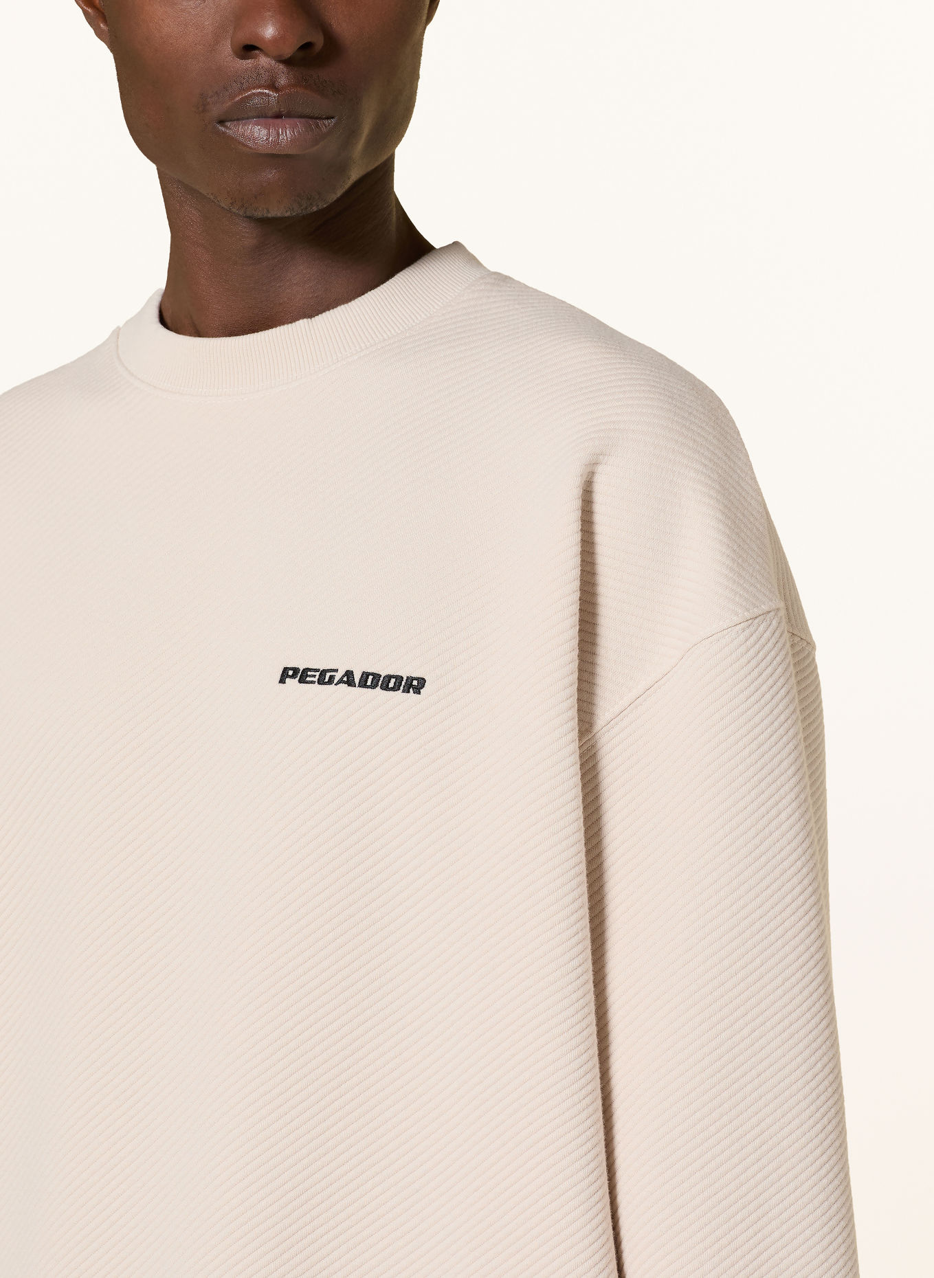 PEGADOR Oversized-Sweatshirt TATE: CRÈME