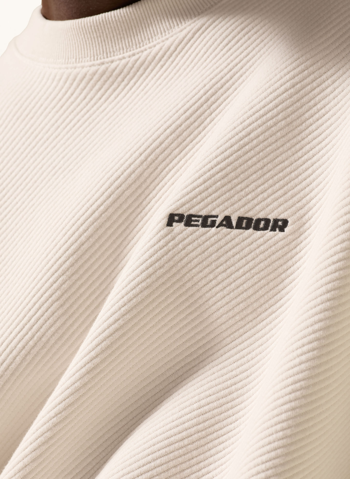 PEGADOR Oversized-Sweatshirt TATE: CRÈME