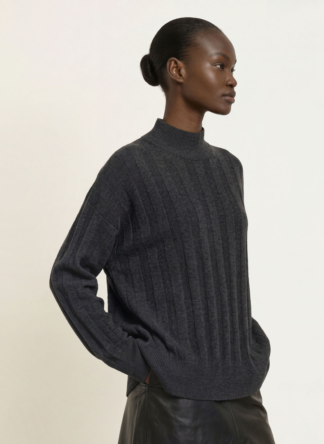 InWear Trui TESSIW KELLSIE: DONKERGRIJS