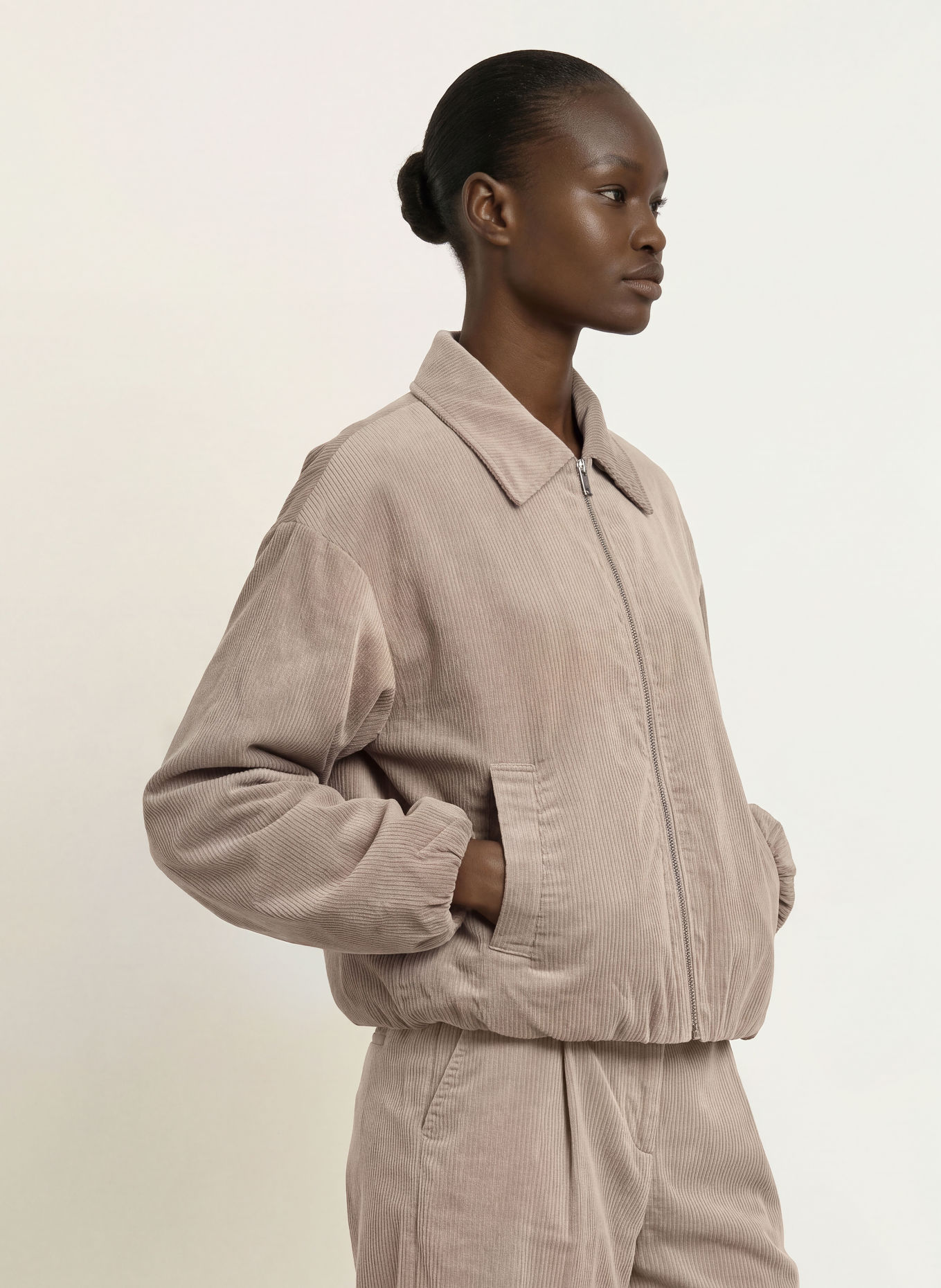 InWear Cordblouson HALIMAIW: HELLBRAUN