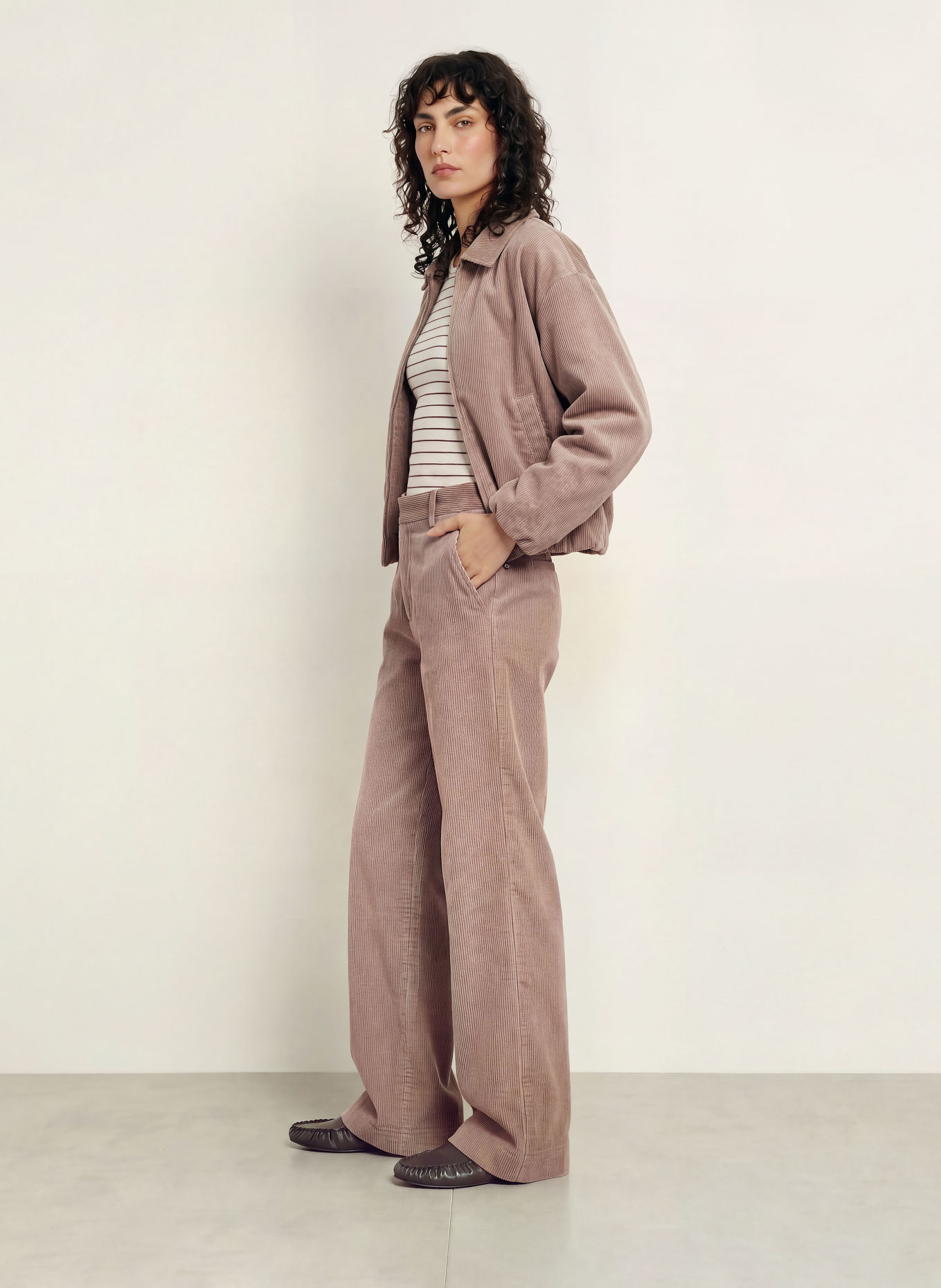 InWear Cordbroek HALIMAIW: BRUIN
