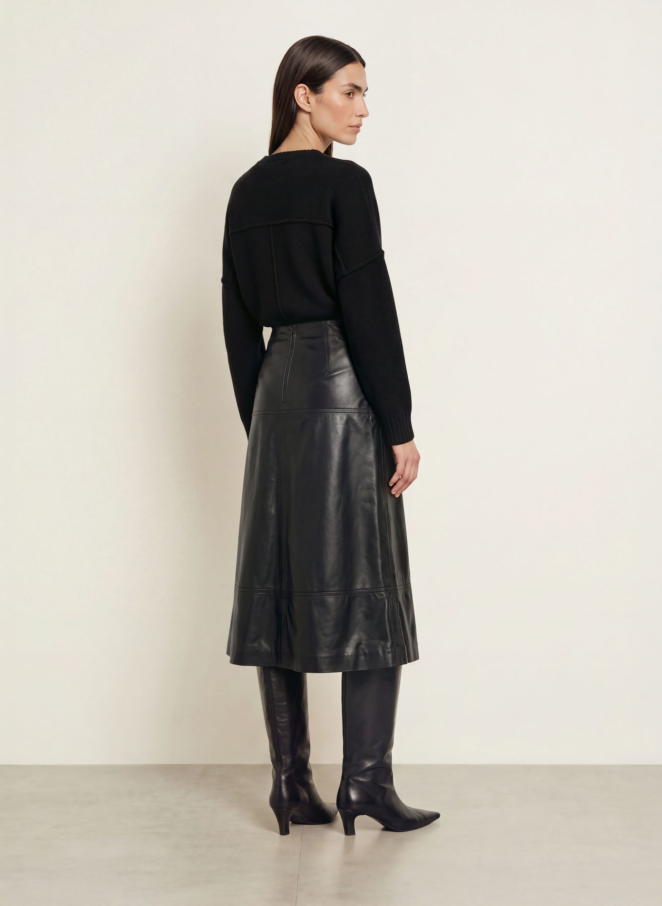 InWear Lederrock CELINAIW: SCHWARZ