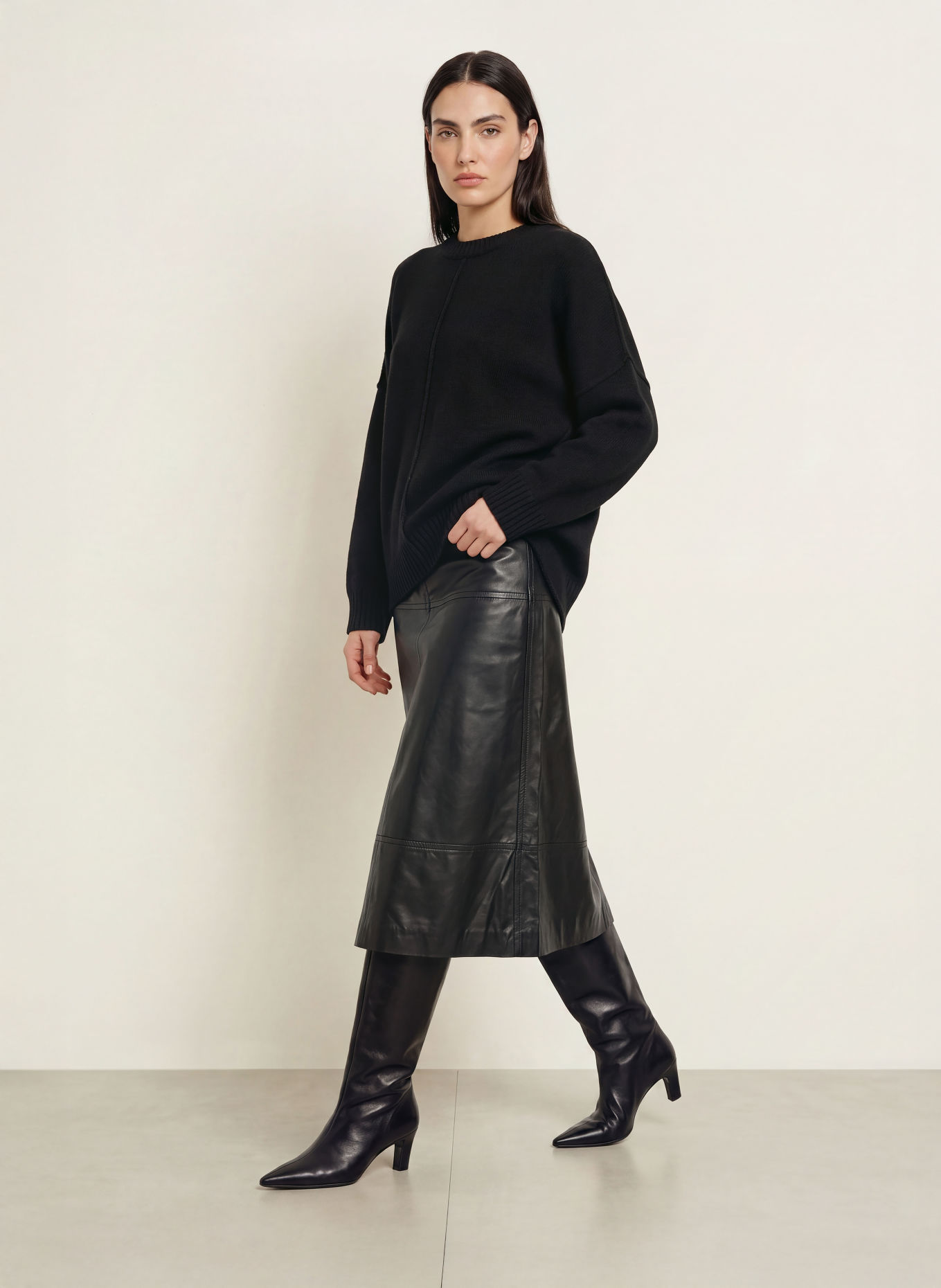 InWear Lederrock CELINAIW: SCHWARZ