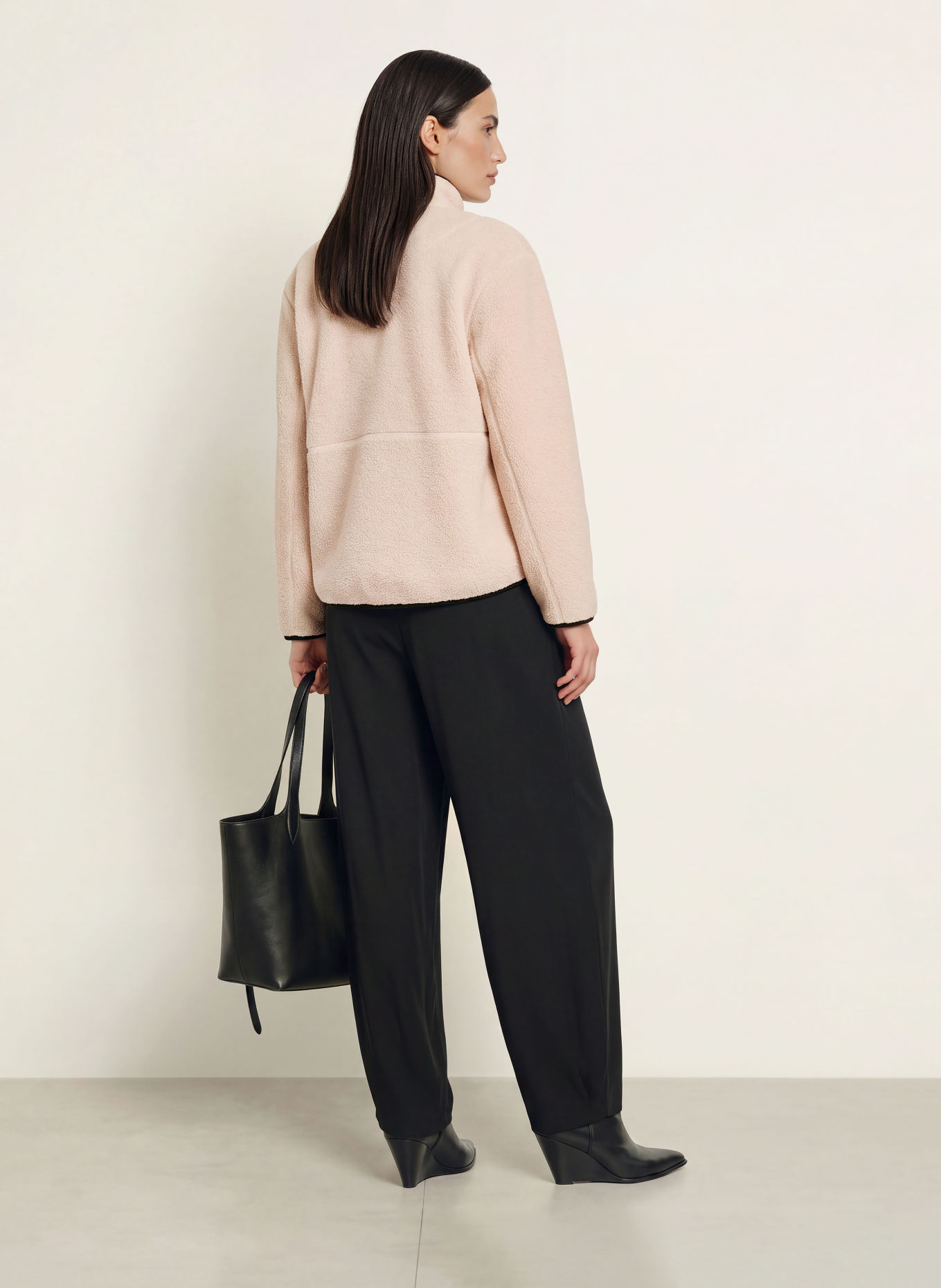 InWear Teddyjas ABBINAIW: CRÈME / ZWART