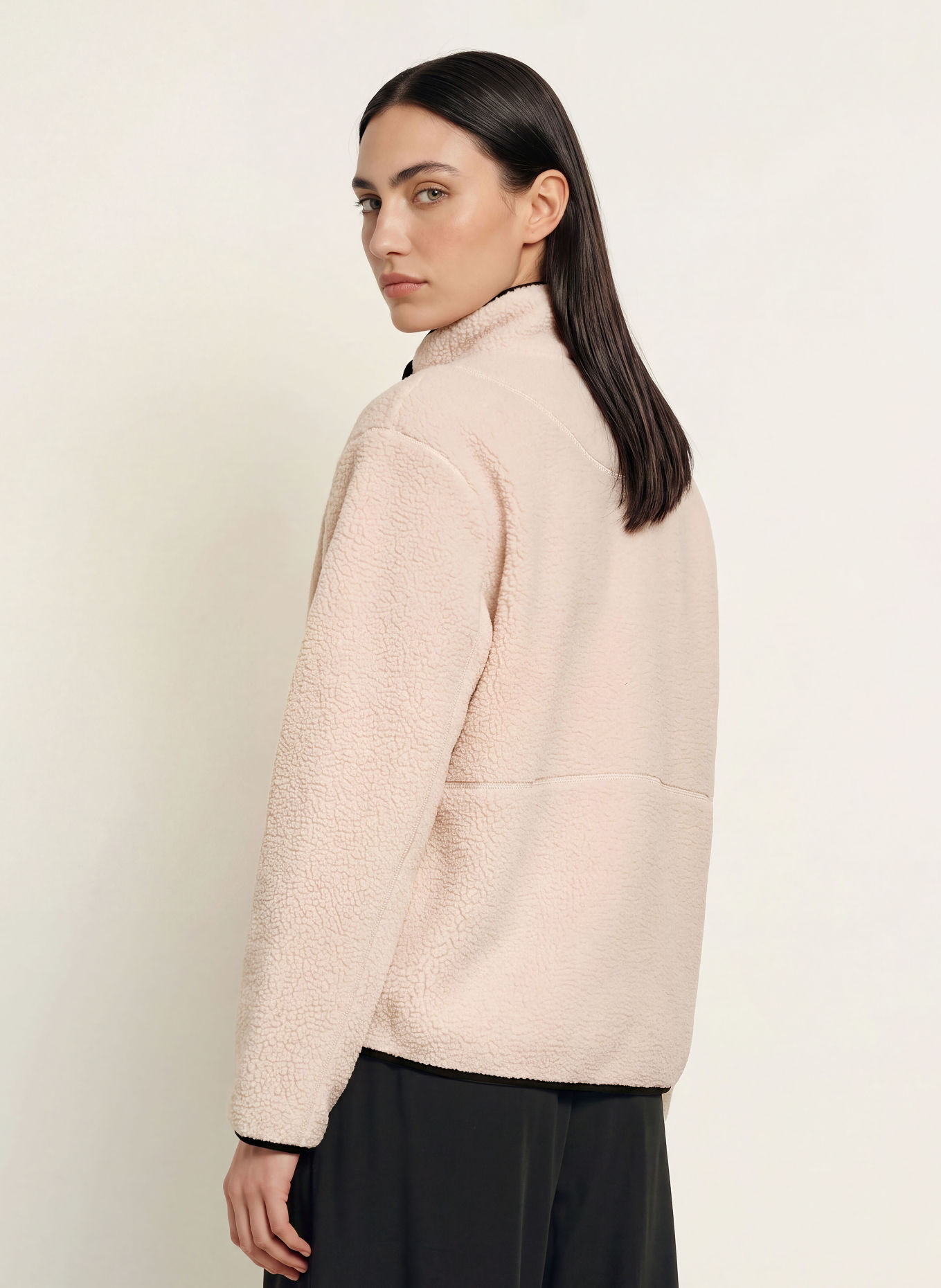 InWear Teddyjas ABBINAIW: CRÈME / ZWART