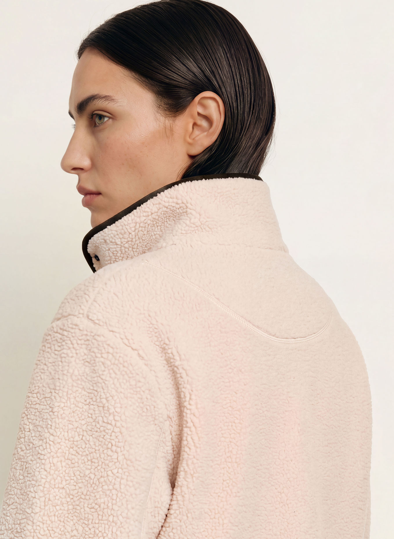 InWear Teddyjas ABBINAIW: CRÈME / ZWART
