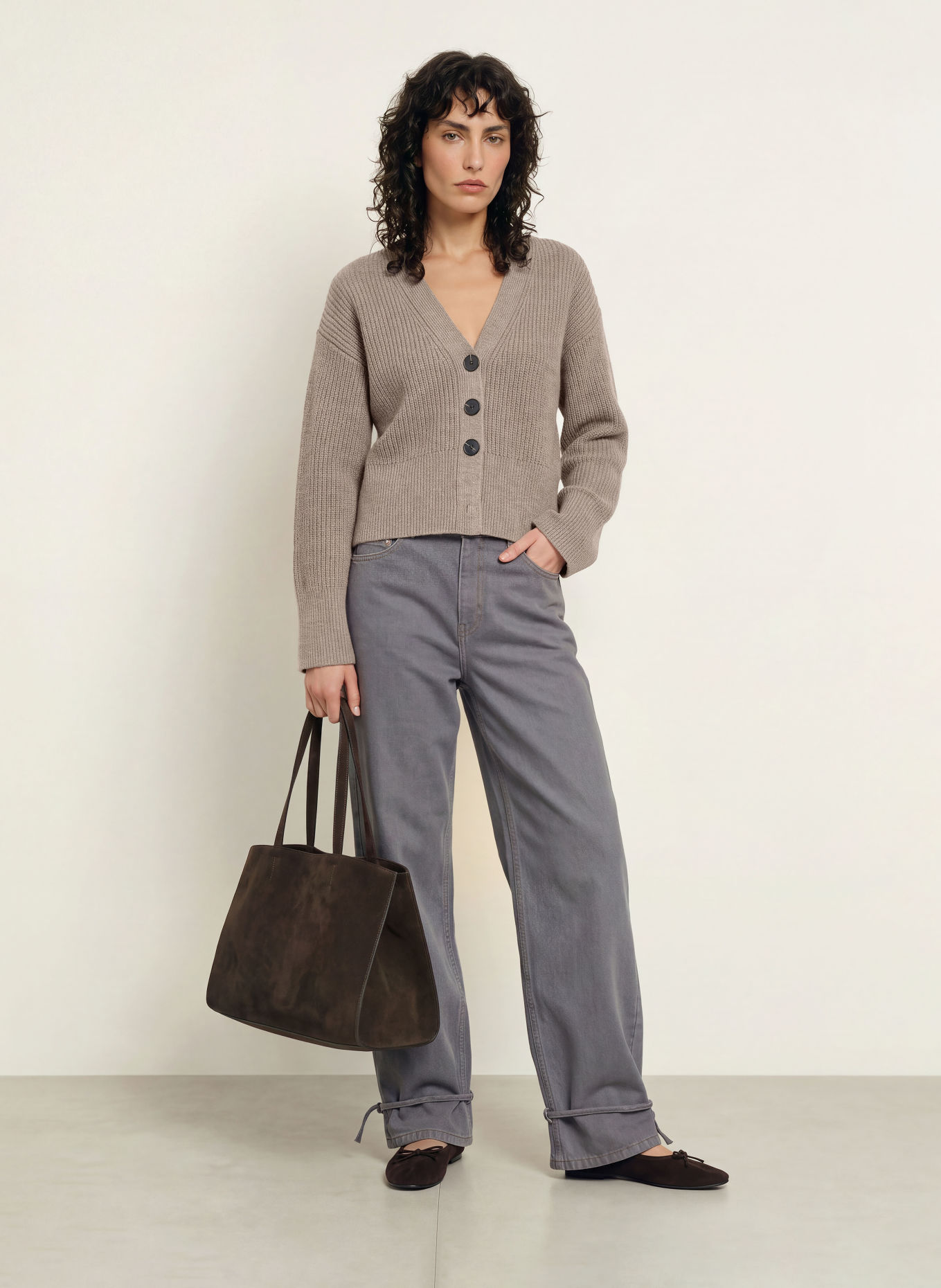 InWear Strickjacke NOOMIIW: TAUPE