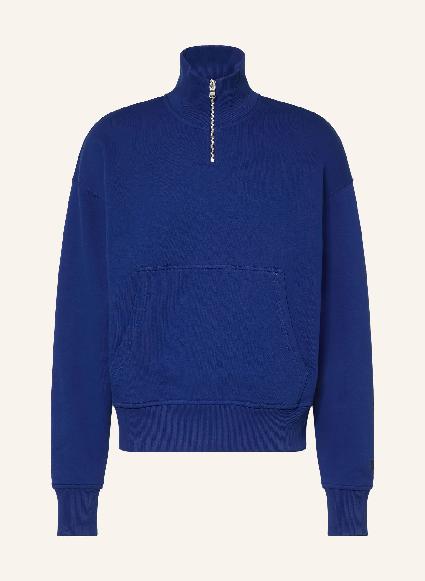 RETERNITY Sweater met halve rits SAINT GERMAIN: BLAUW