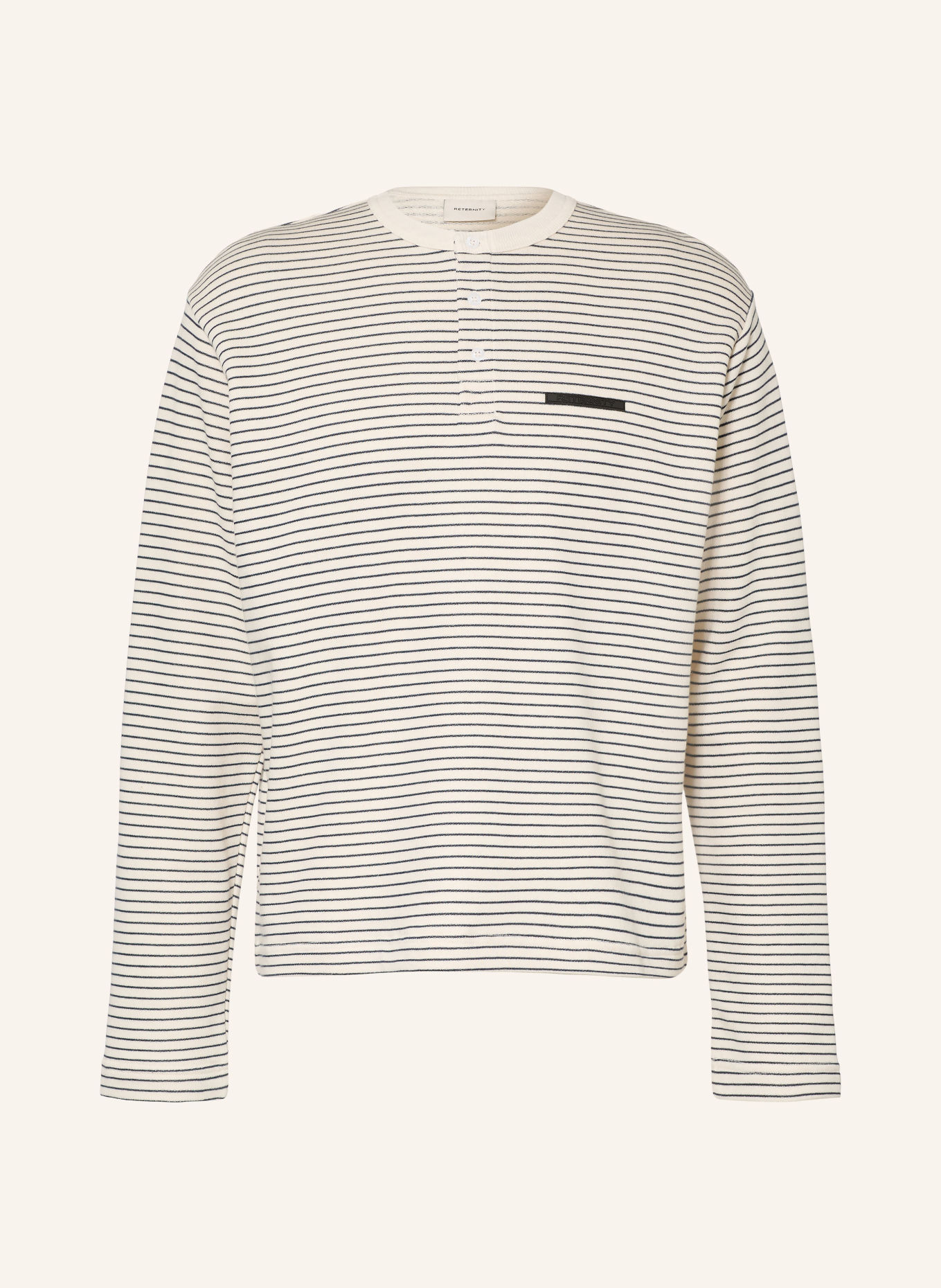 RETERNITY Sweatshirt: CRÈME / DONKERBLAUW