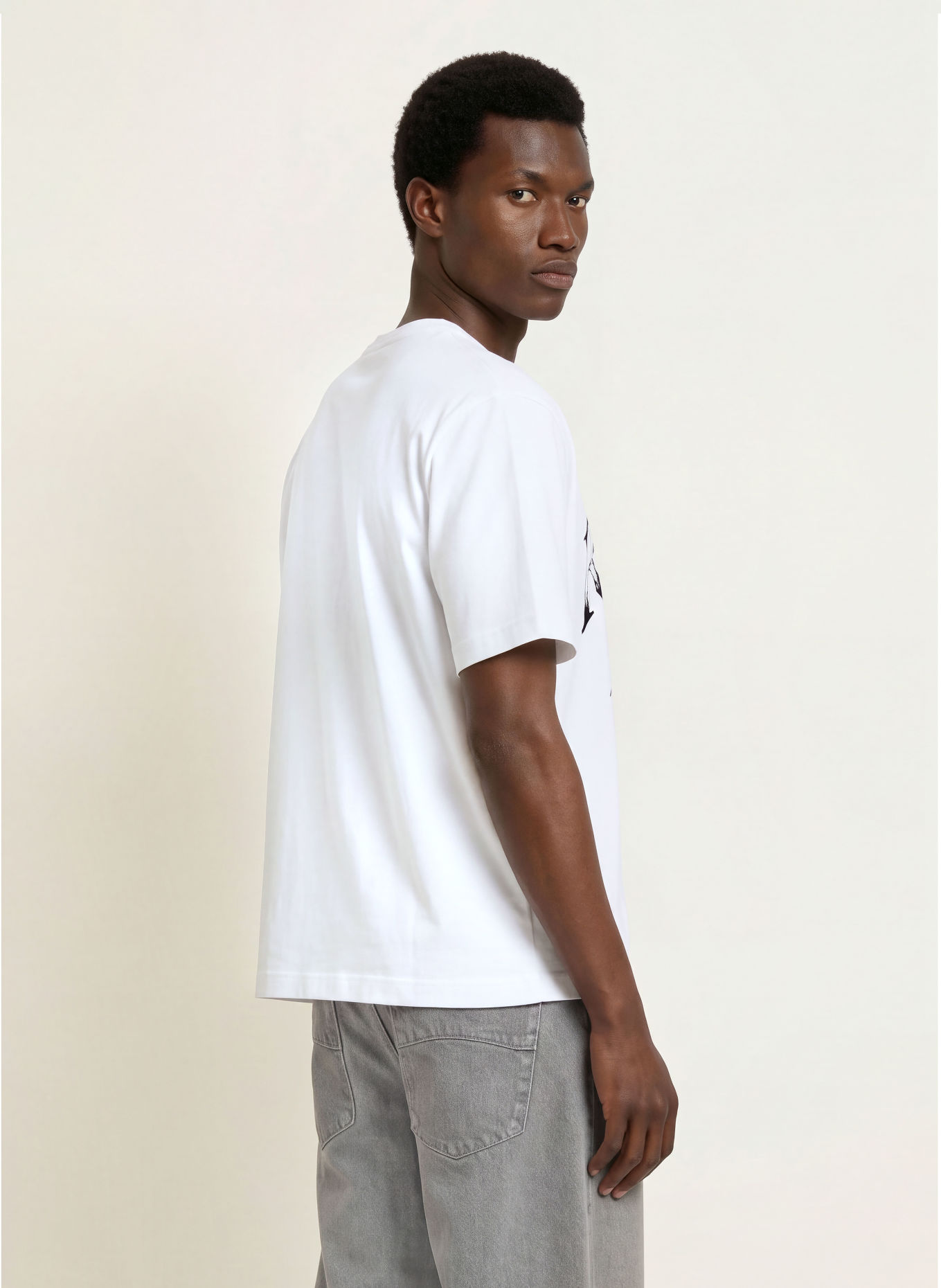 RETERNITY SOMEWHERE SOMEHOW T-shirt: WHITE / BLACK