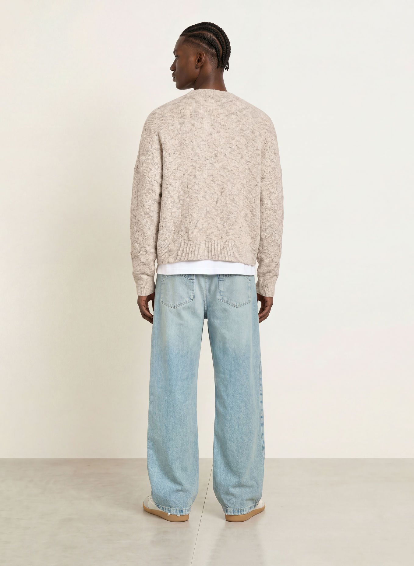 RETERNITY Trui ARTISAN: BEIGE / GRIJS