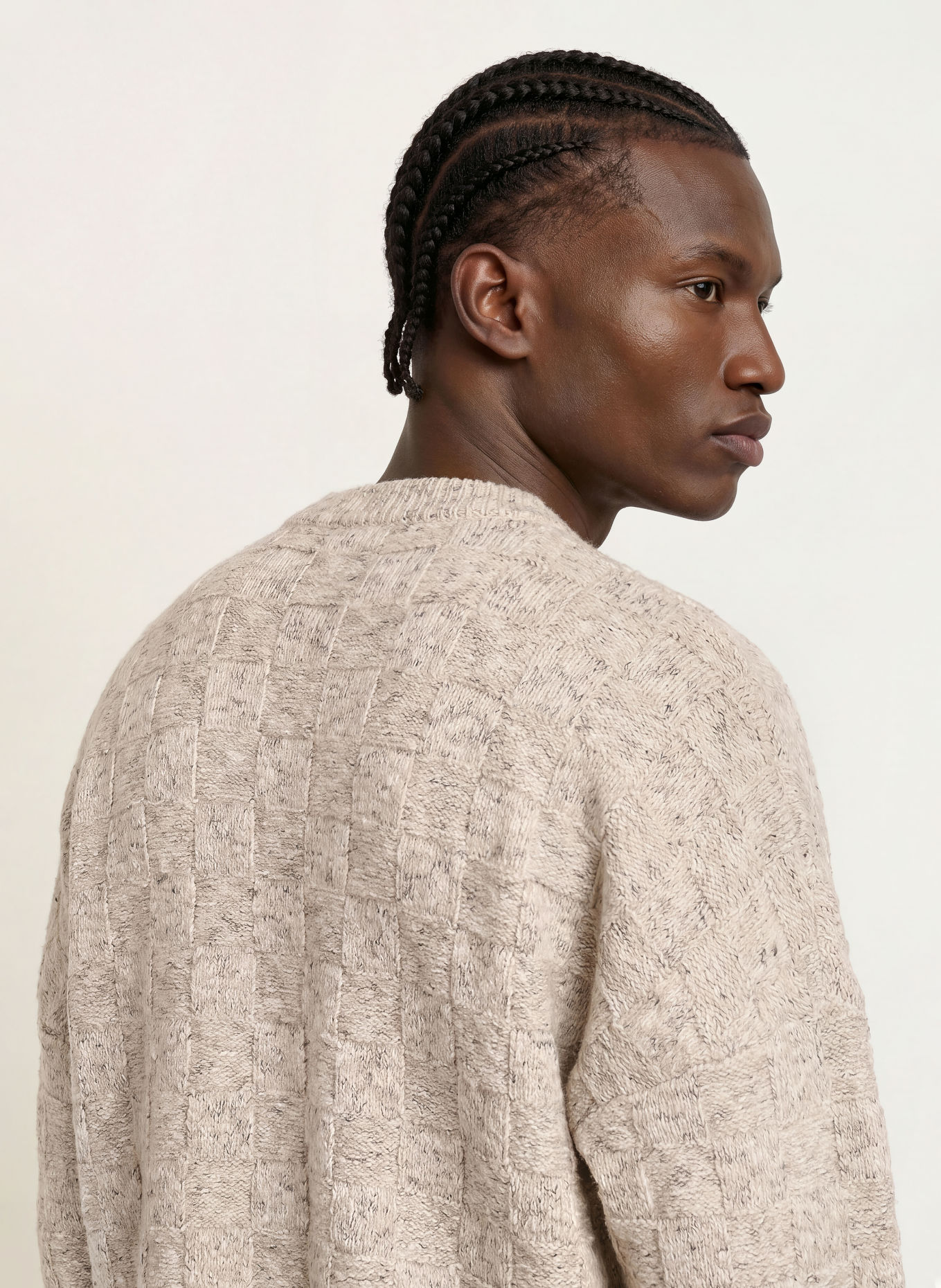 RETERNITY Trui ARTISAN: BEIGE / GRIJS