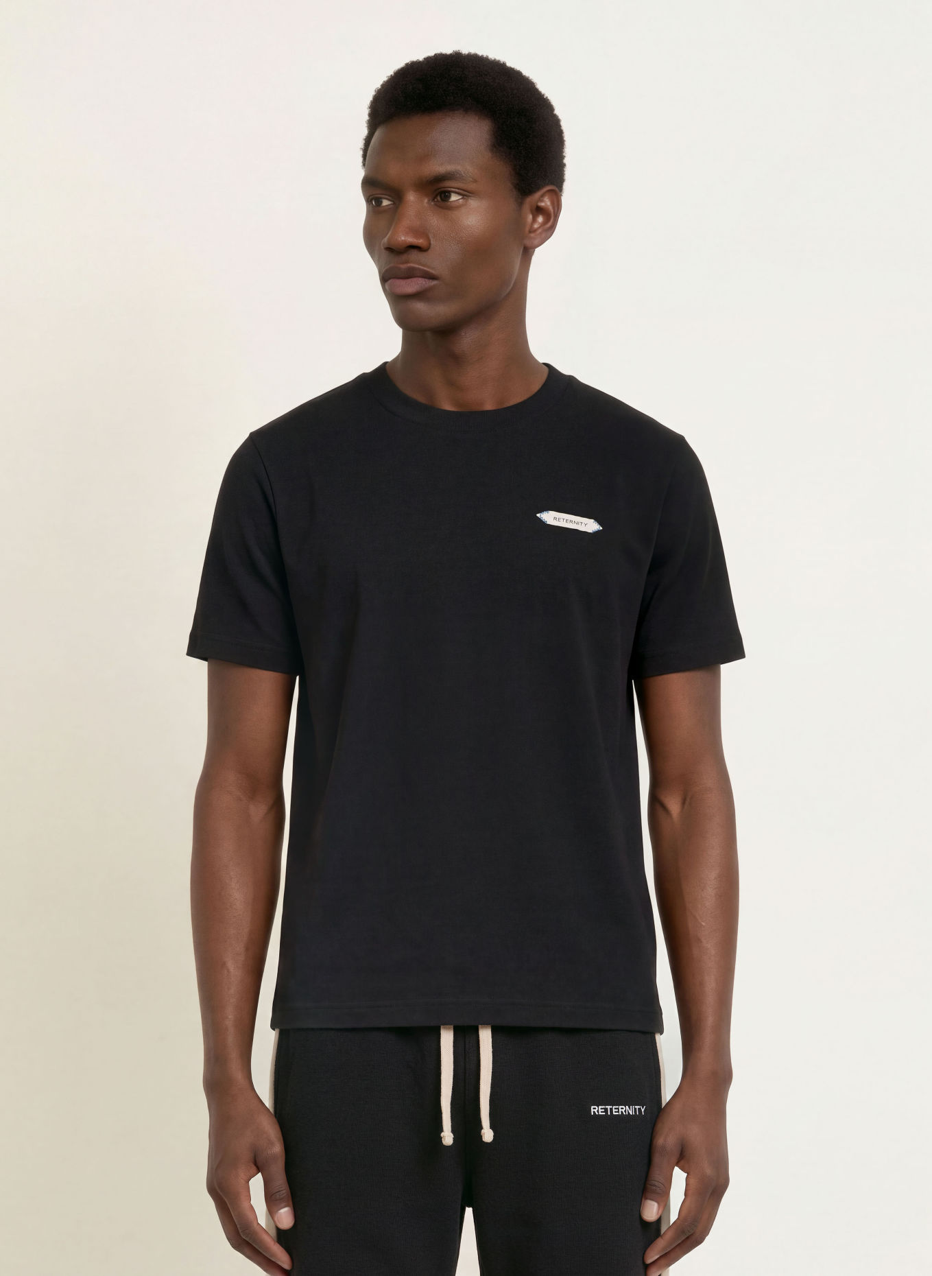 RETERNITY T-shirt L'ATELIER: ZWART
