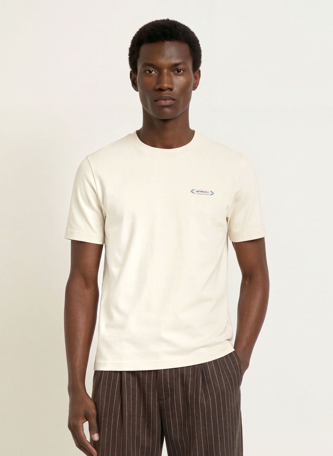 RETERNITY T-shirt L'ATELIER: ECRU
