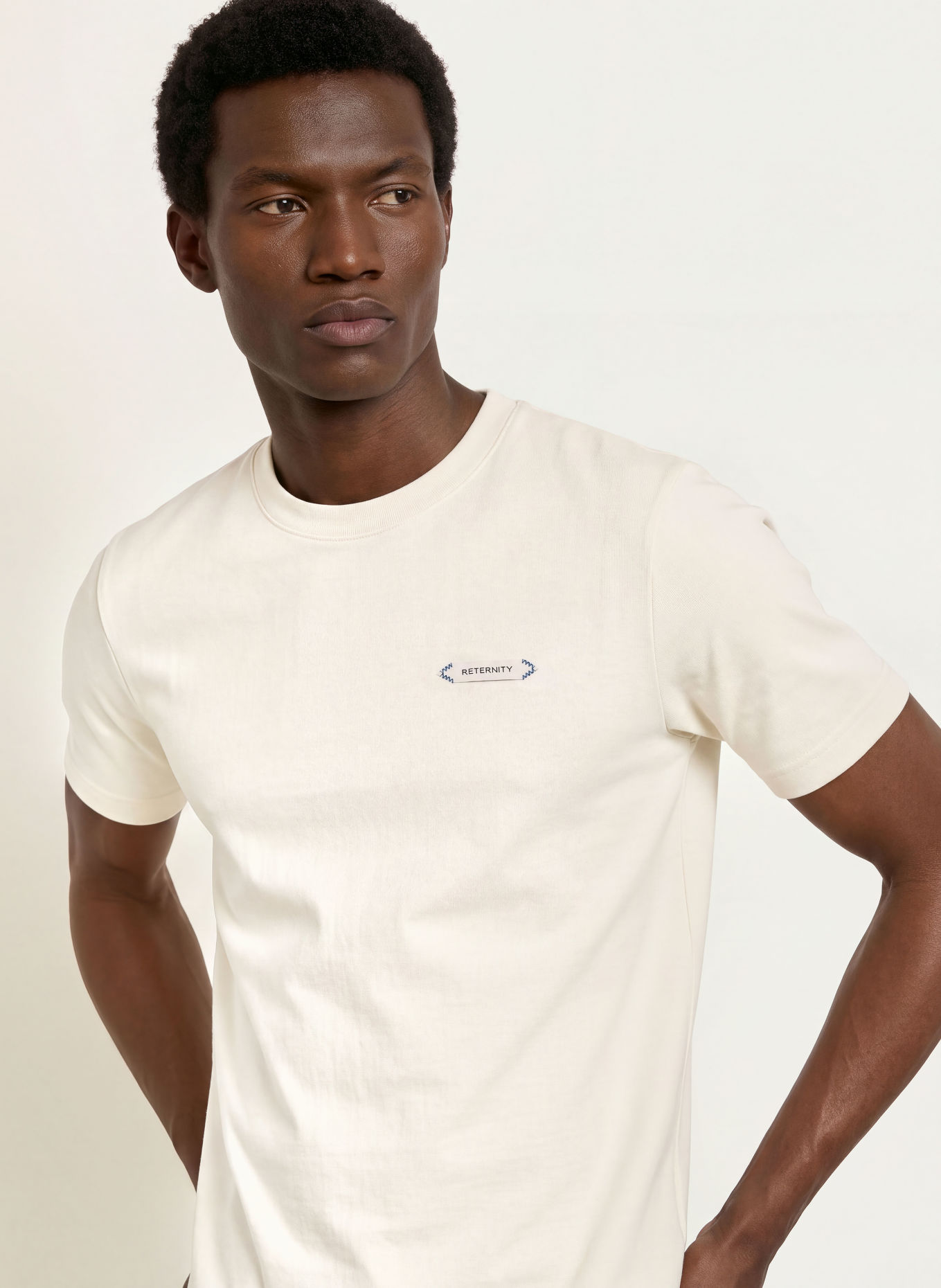 RETERNITY T-shirt L'ATELIER: ECRU