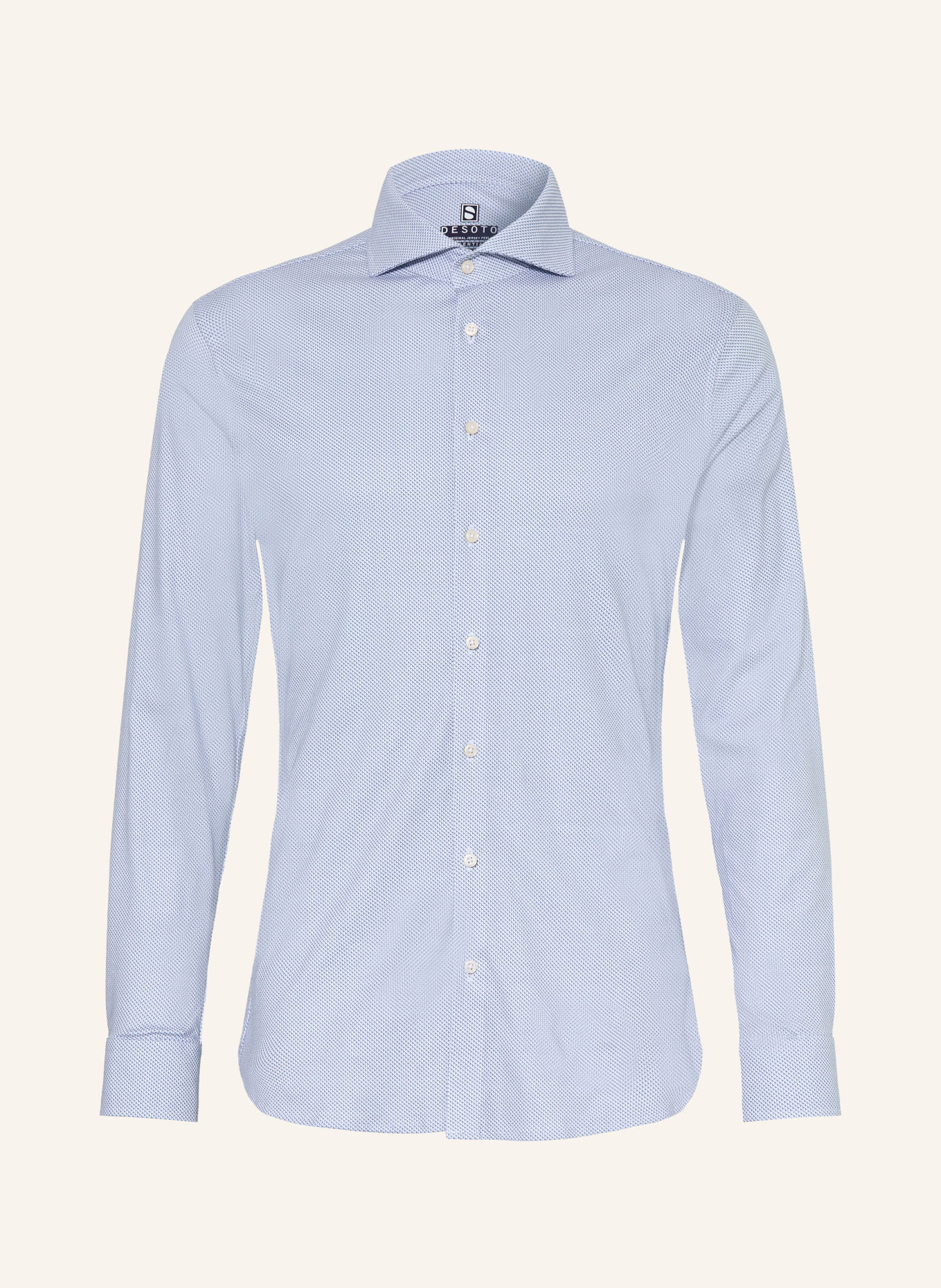 DESOTO Slim-Fit Jersey Shirt: LIGHT BLUE