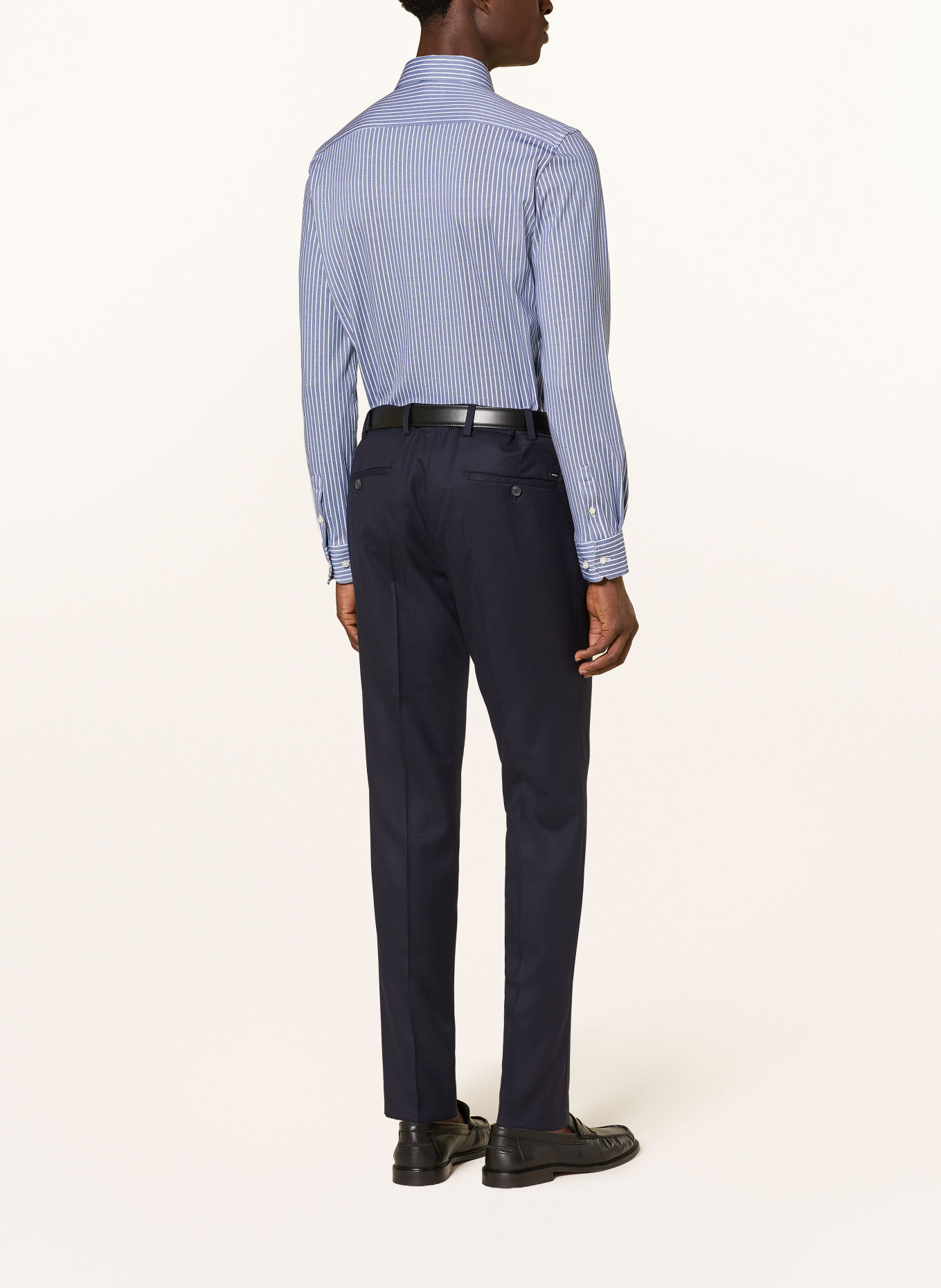 DESOTO Slim-Fit Shirt: BLUE / WHITE
