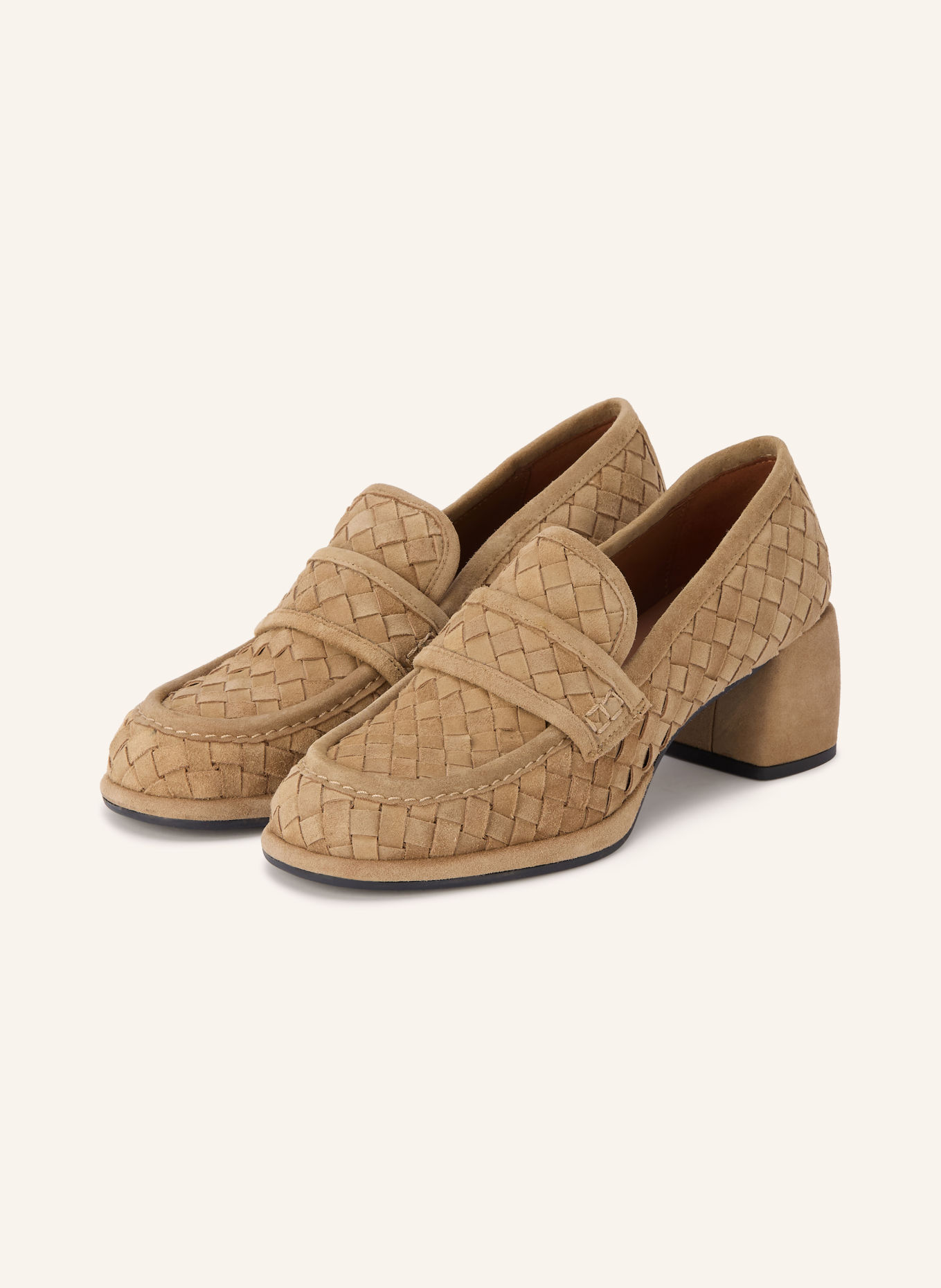 PONS QUINTANA Loafers EMILIA: TAUPE