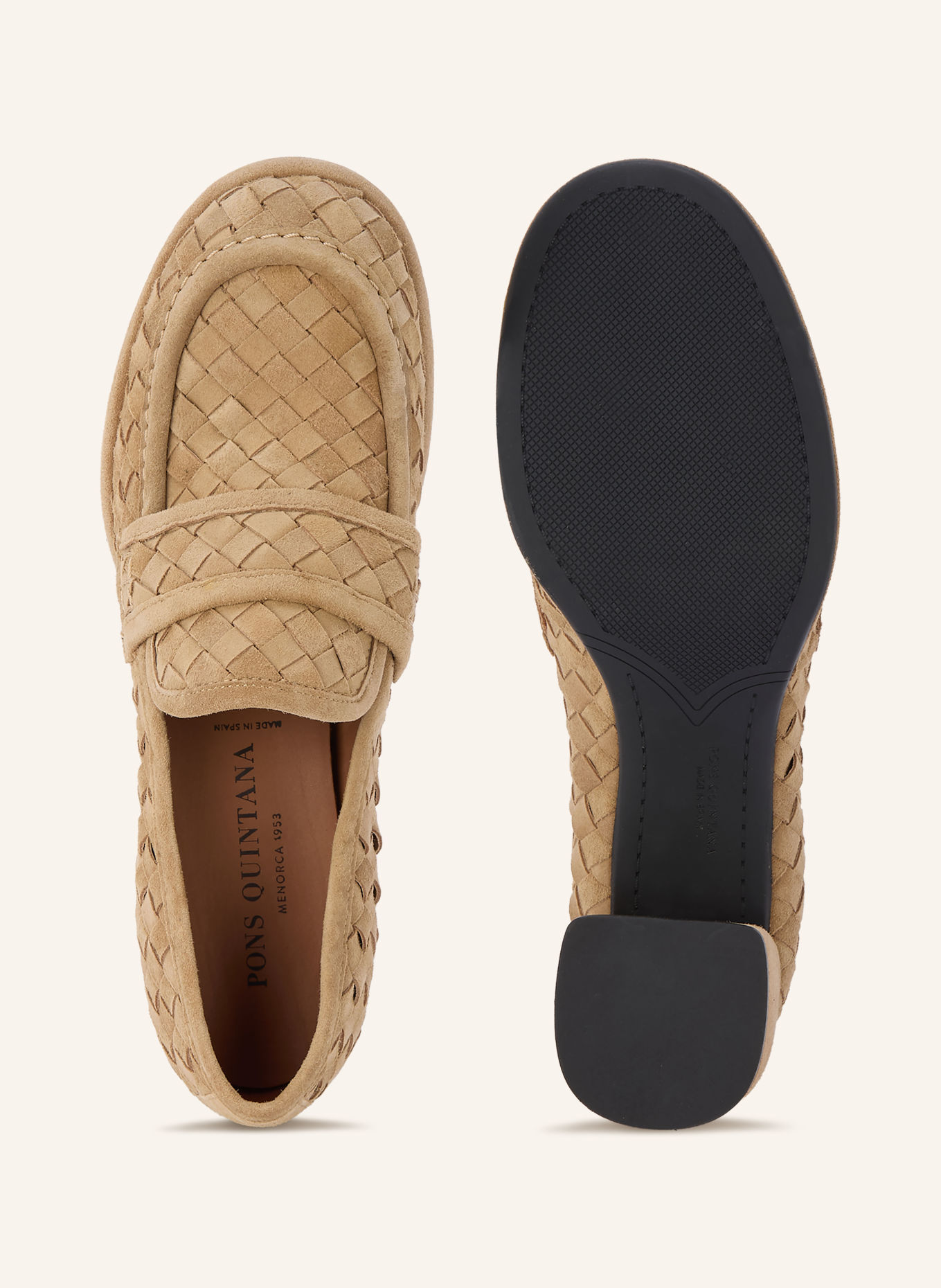PONS QUINTANA Loafers EMILIA: TAUPE