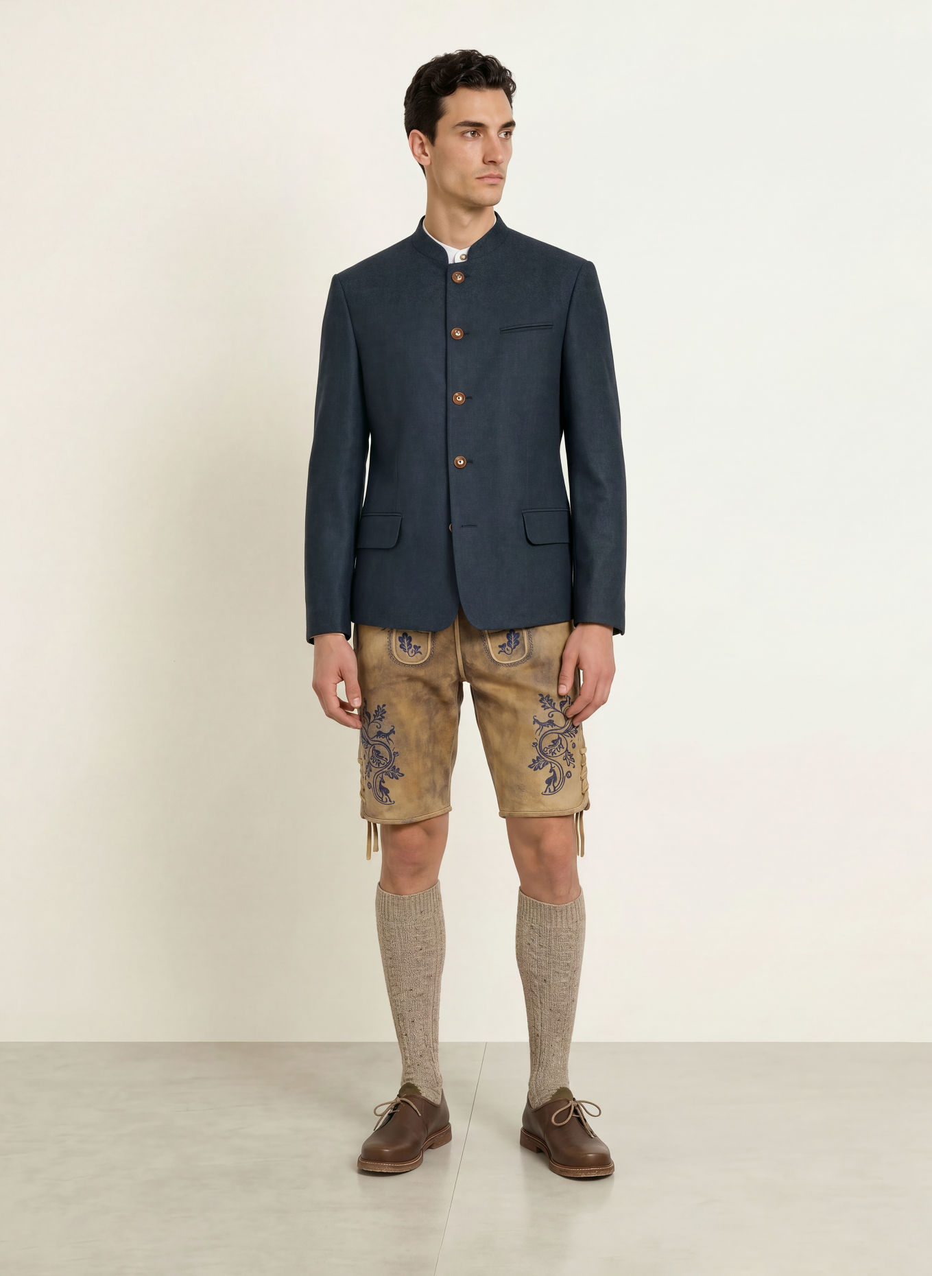 Grasegger Janker AMALFO Regular Fit: BLAUW