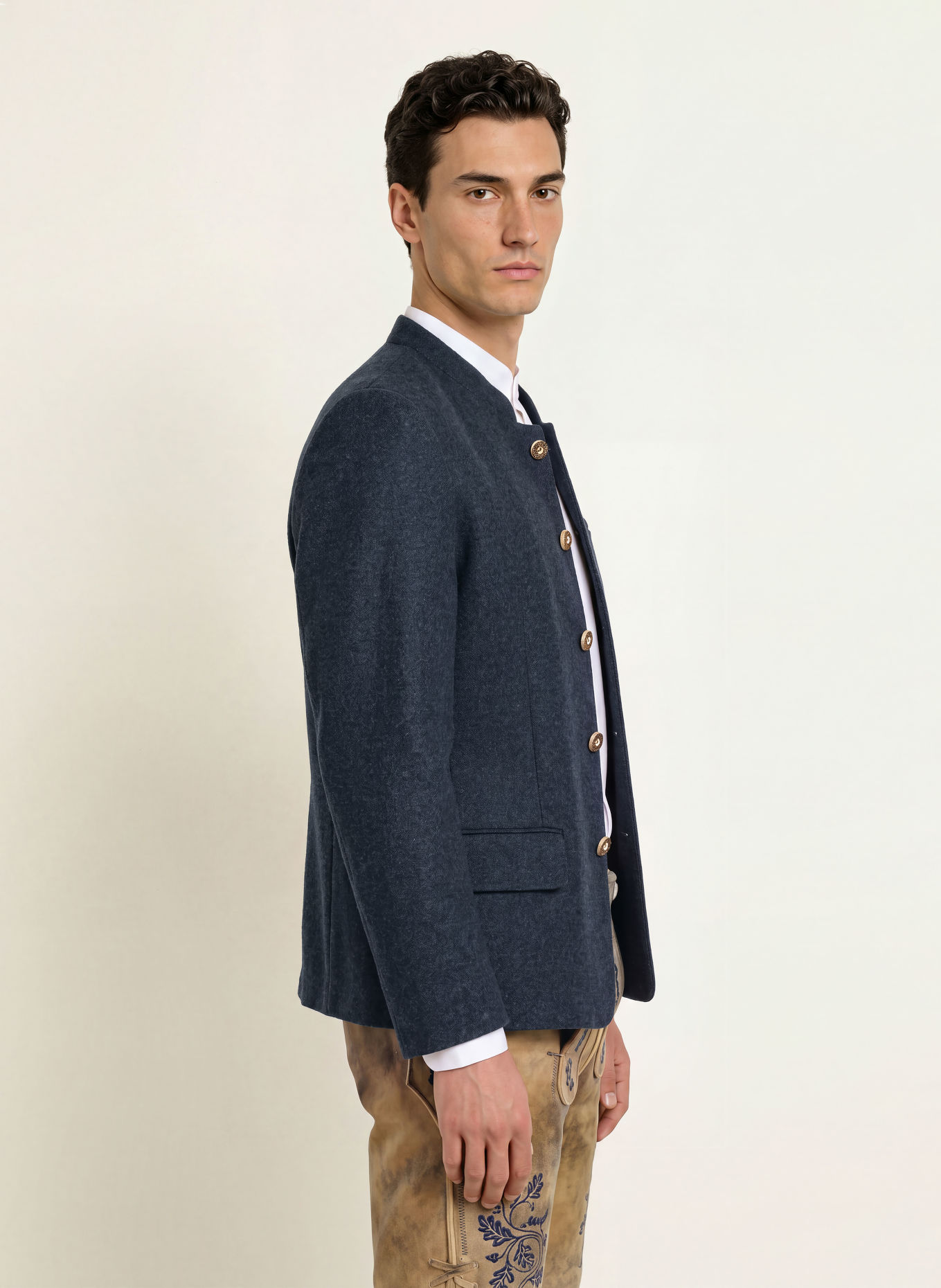 Grasegger Janker AMALFO Regular Fit: BLAUW