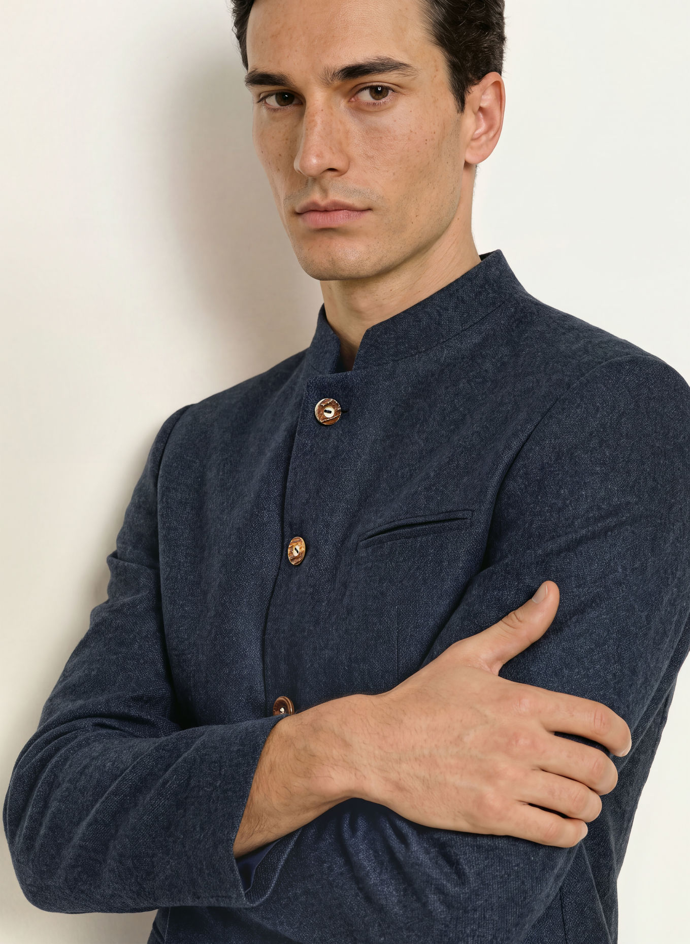Grasegger Janker AMALFO Regular Fit: BLAUW