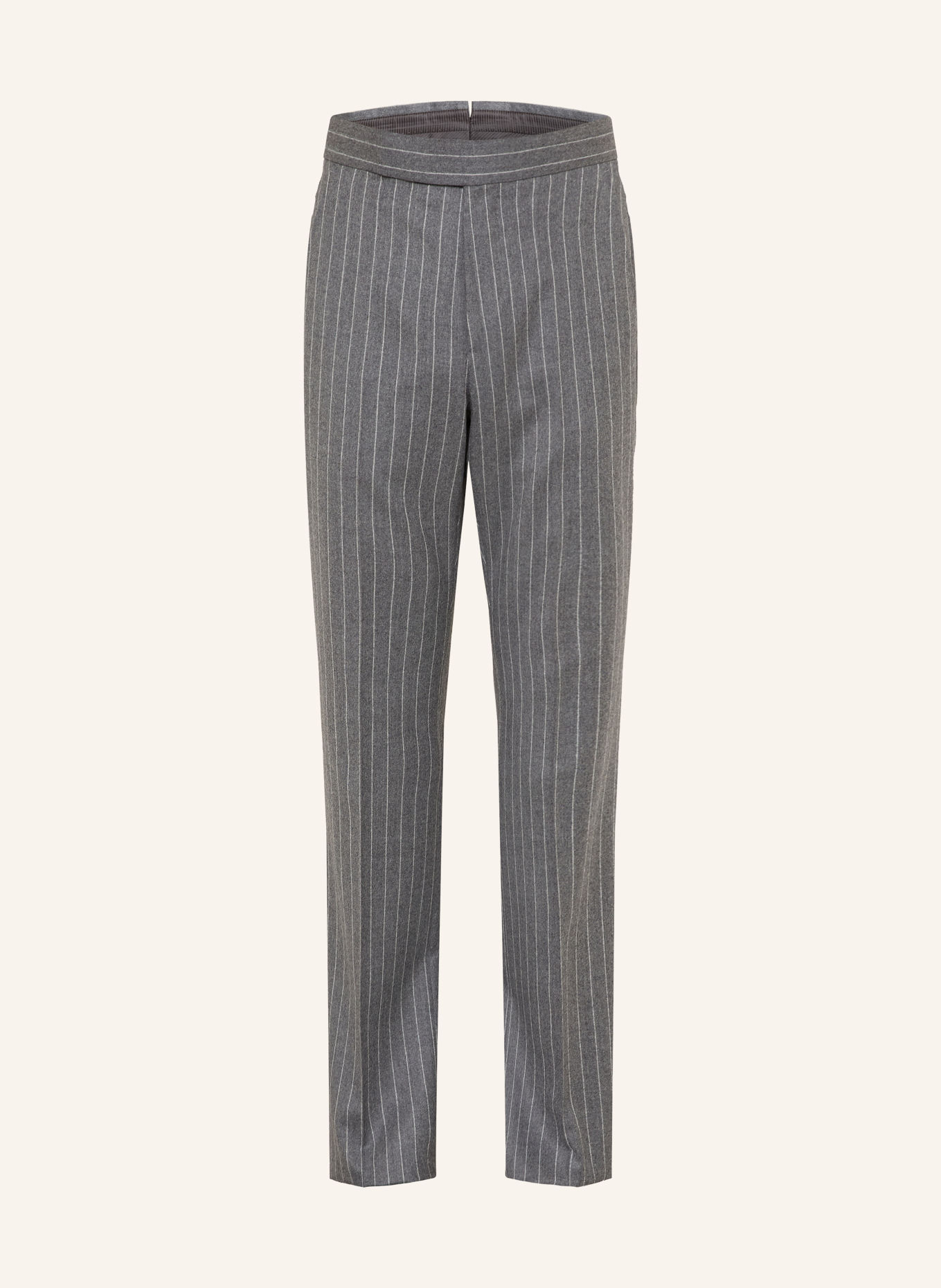 TOM FORD Hose Regular Fit: GRAU / WEISS