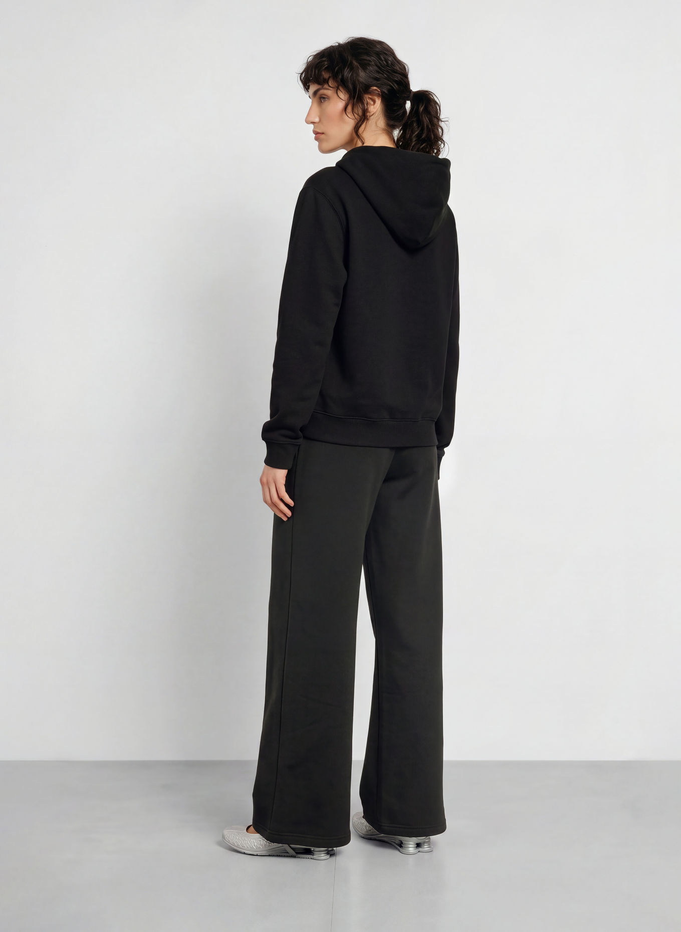Nike STUDIO Zip-up sweatshirt: BLACK