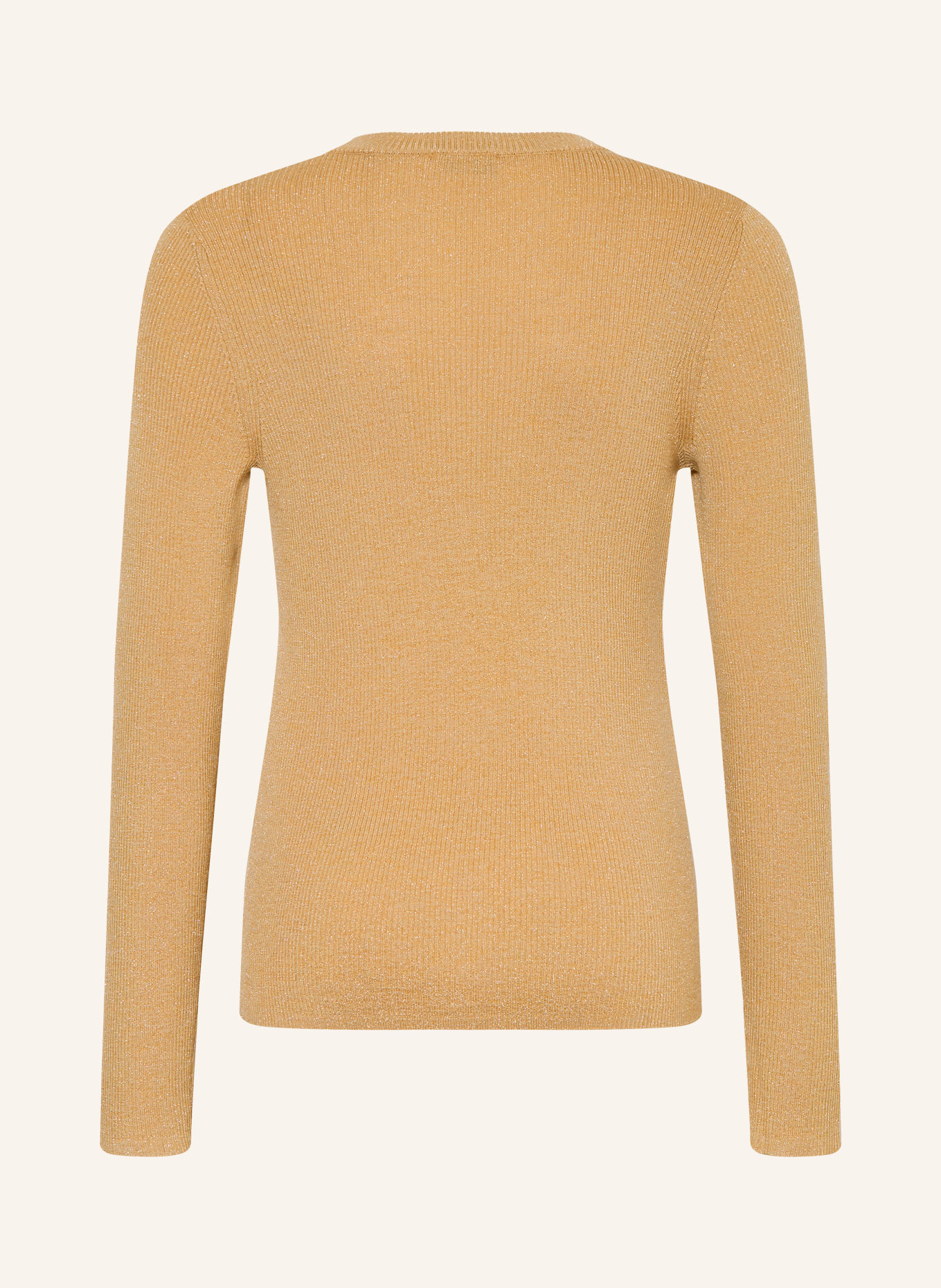 BURBERRY Sweaters with glitter yarn: BEIGE / WHITE