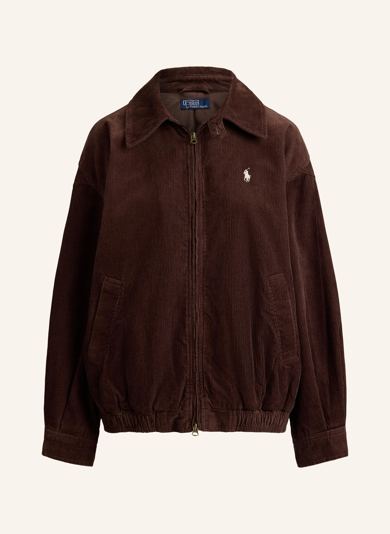 POLO RALPH LAUREN Corduroy blouson: MARRON FONCÉ