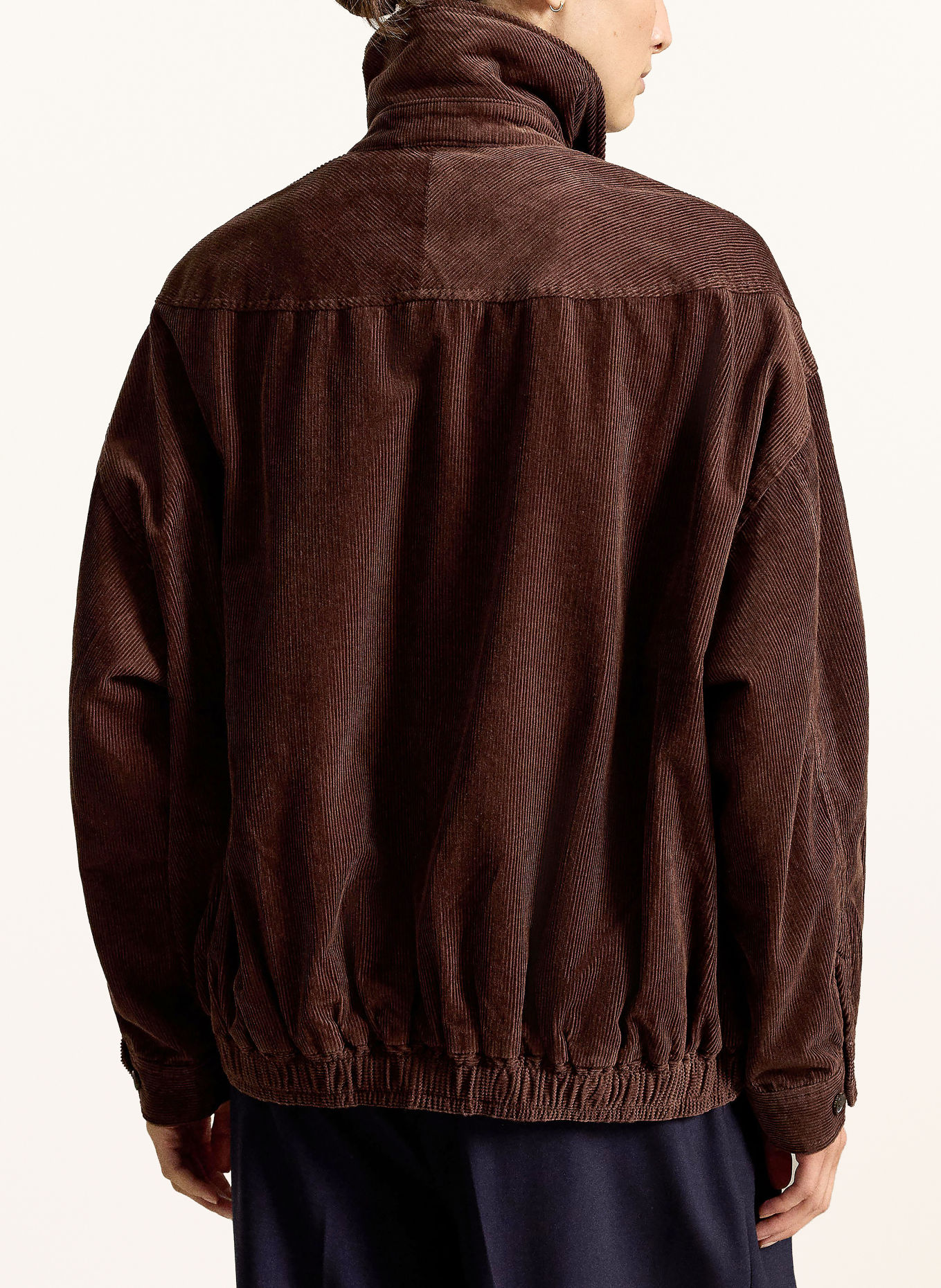 POLO RALPH LAUREN Corduroy blouson: MARRON FONCÉ