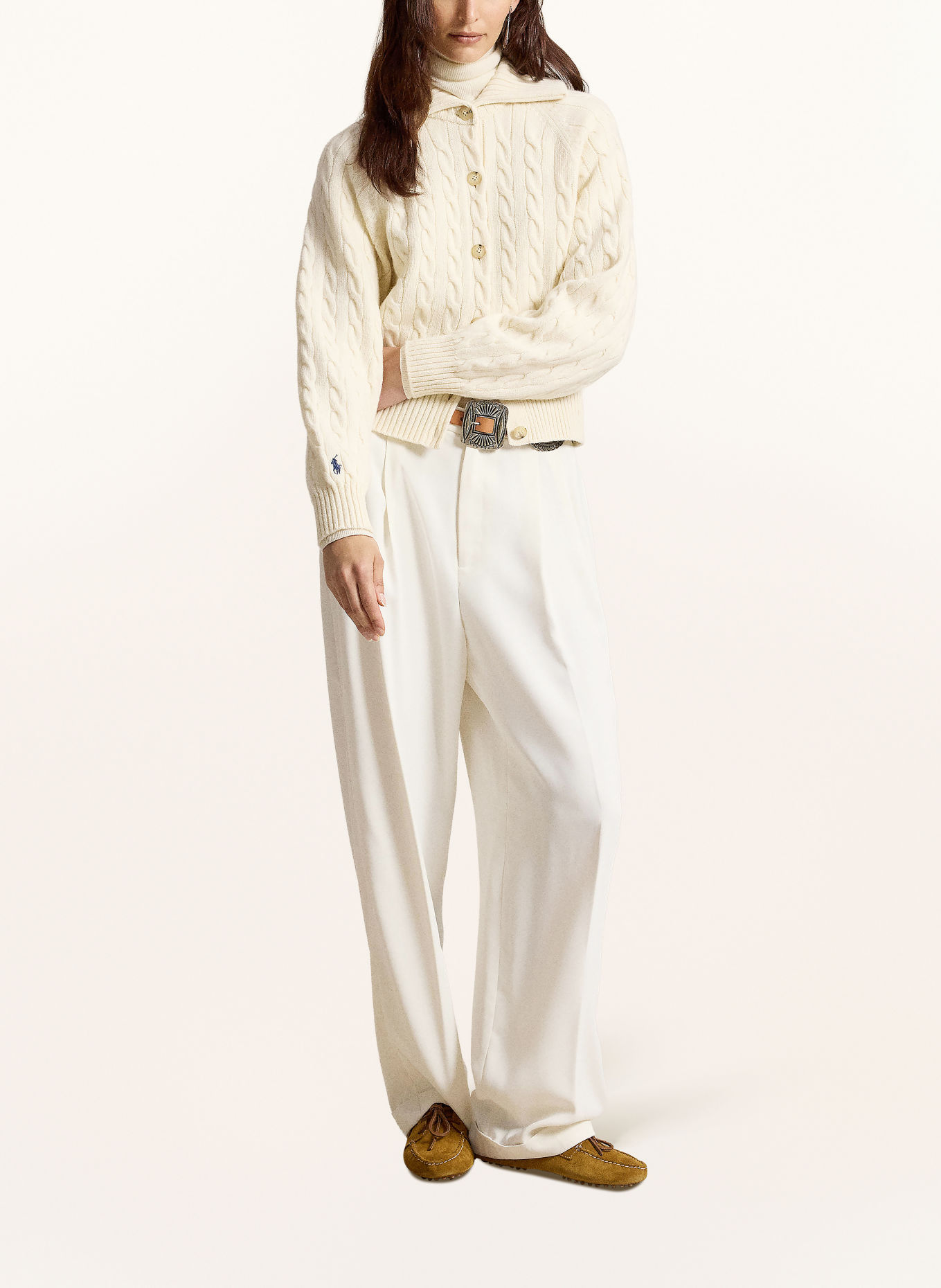 POLO RALPH LAUREN Cardigan: CREAM