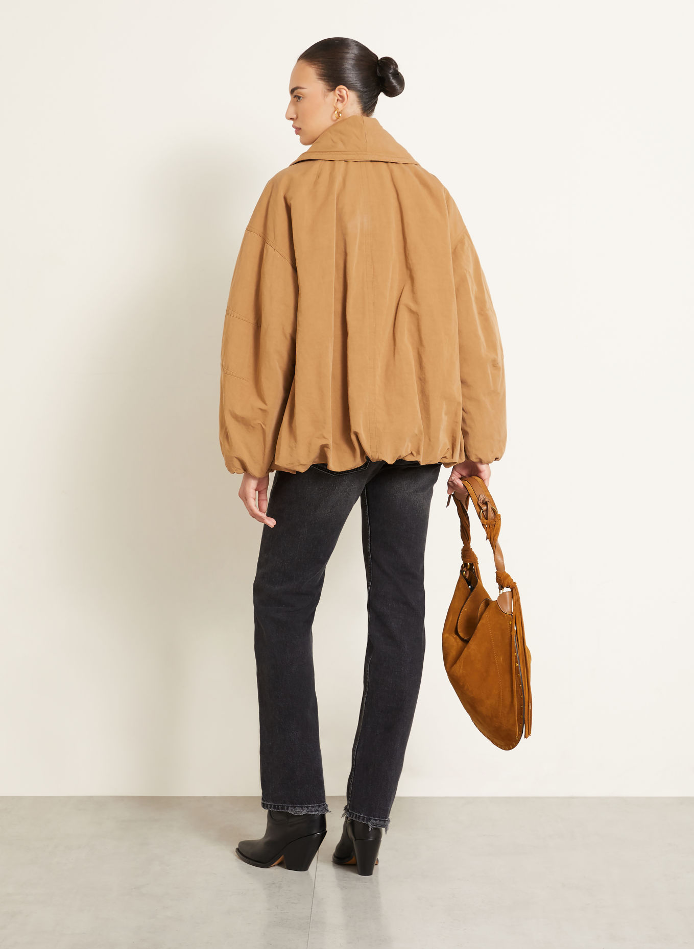 ISABEL MARANT Jean droit DAYA à rivets: 02FK FADED BLACK