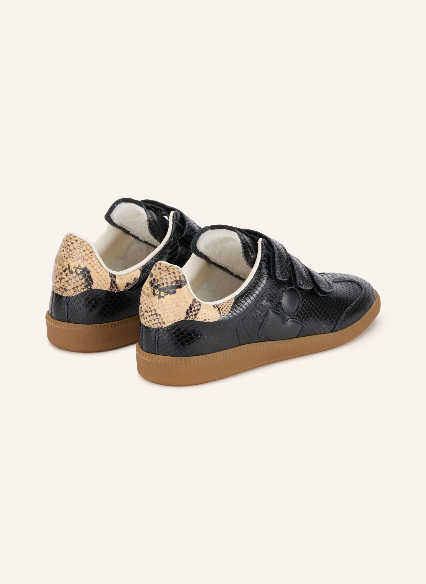 ISABEL MARANT Sneaker BETH: SCHWARZ / BEIGE