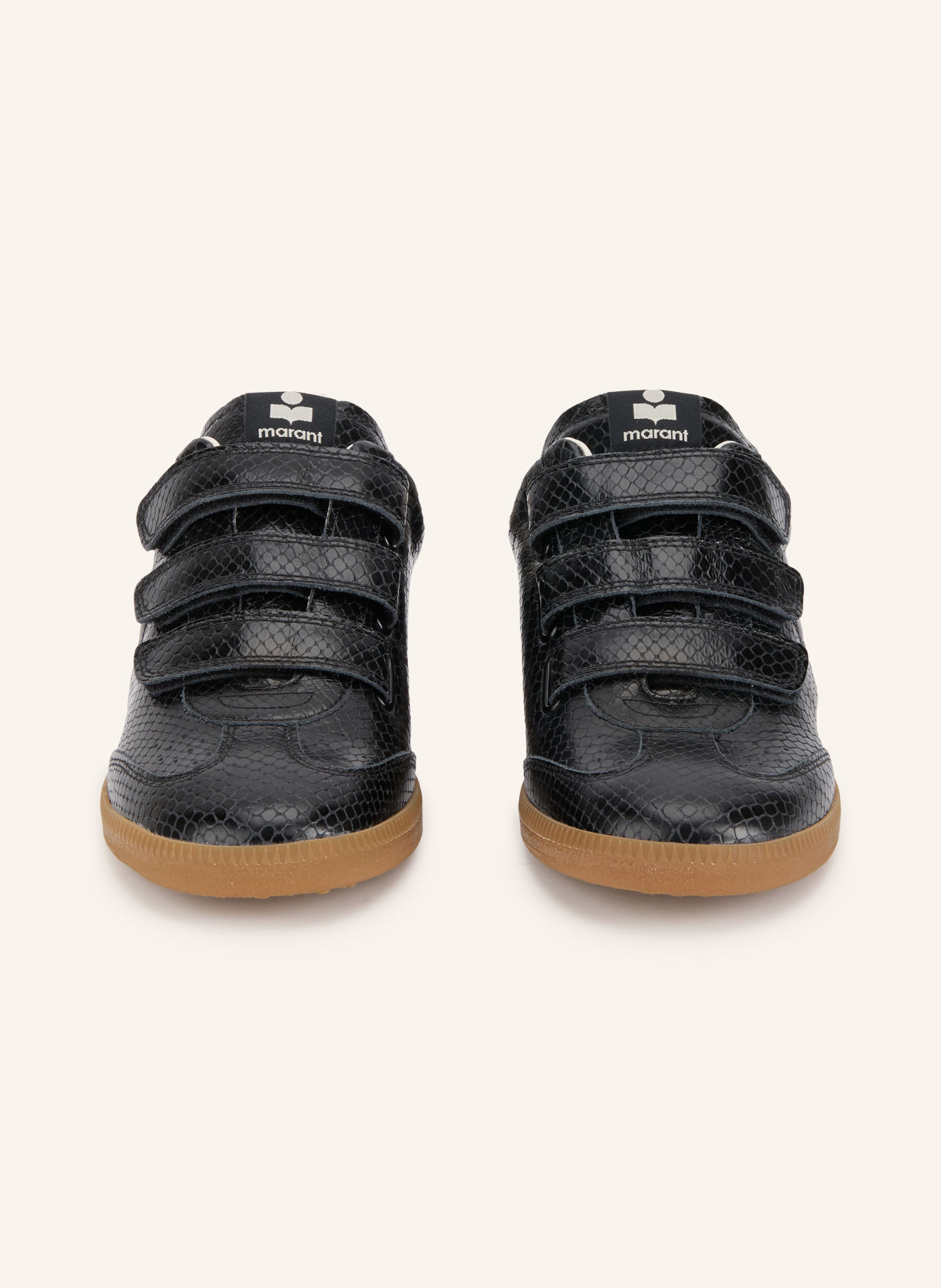 ISABEL MARANT Sneaker BETH: SCHWARZ / BEIGE