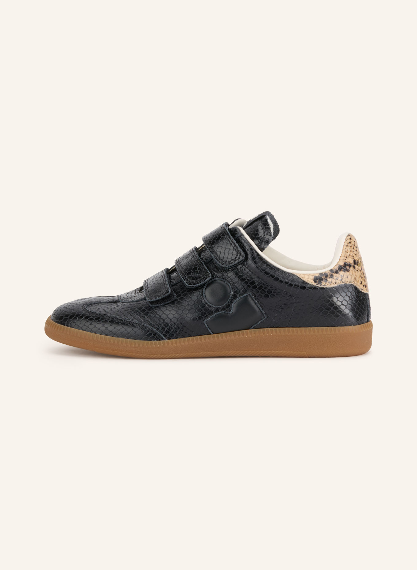 ISABEL MARANT Sneaker BETH: SCHWARZ / BEIGE