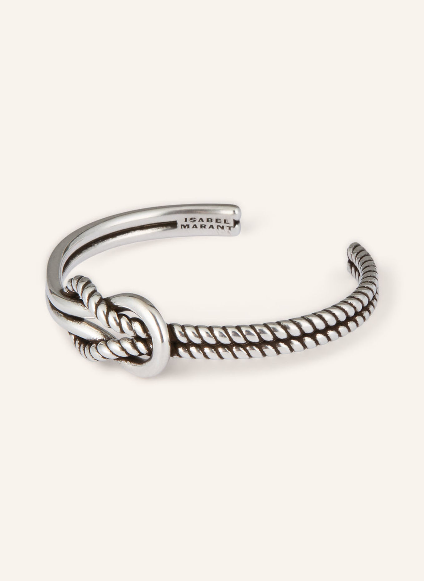 ISABEL MARANT Bransoleta JONC BRACELET: SREBRNY