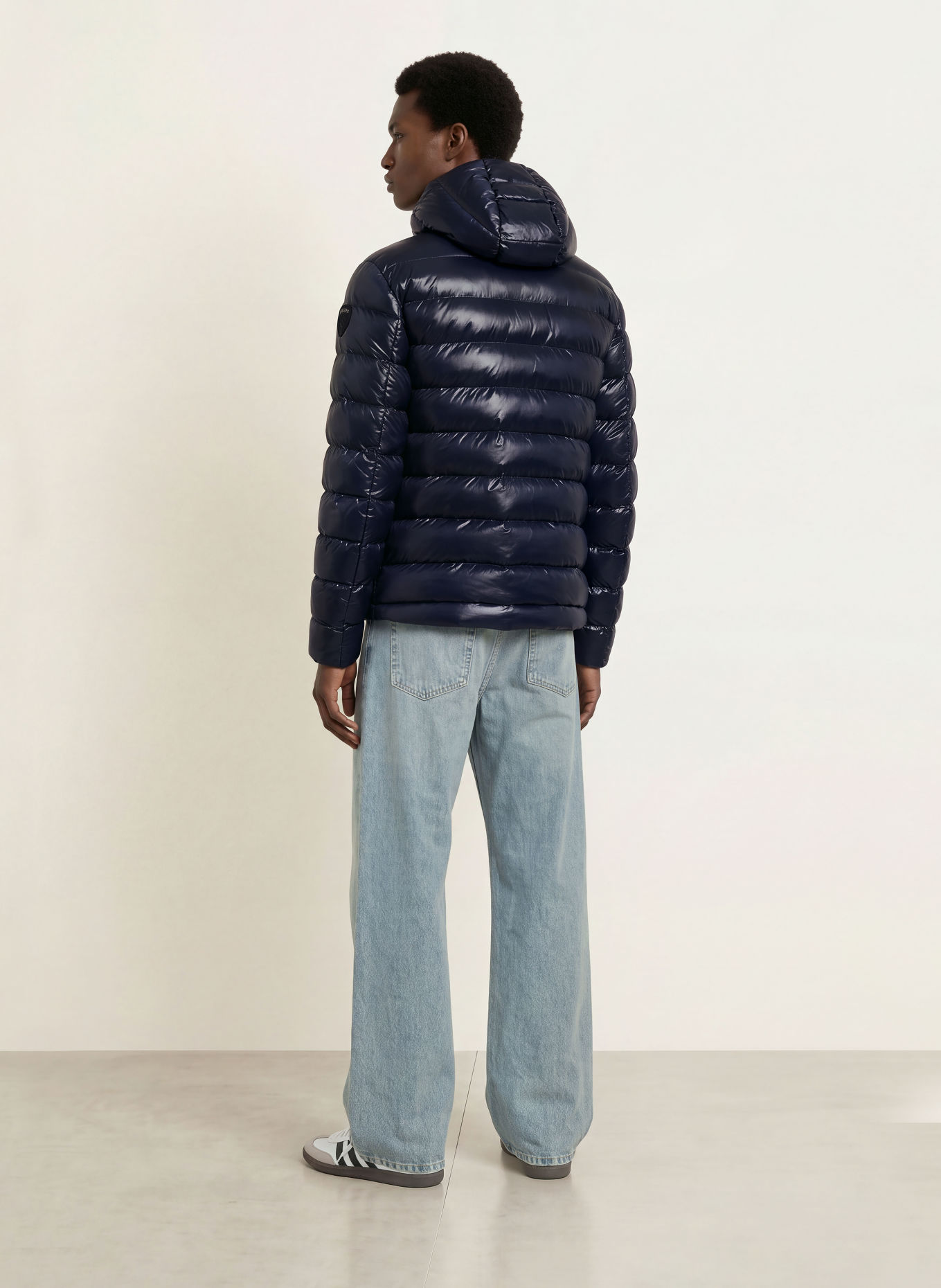 Blauer Steppjacke ADAMS: BLAU