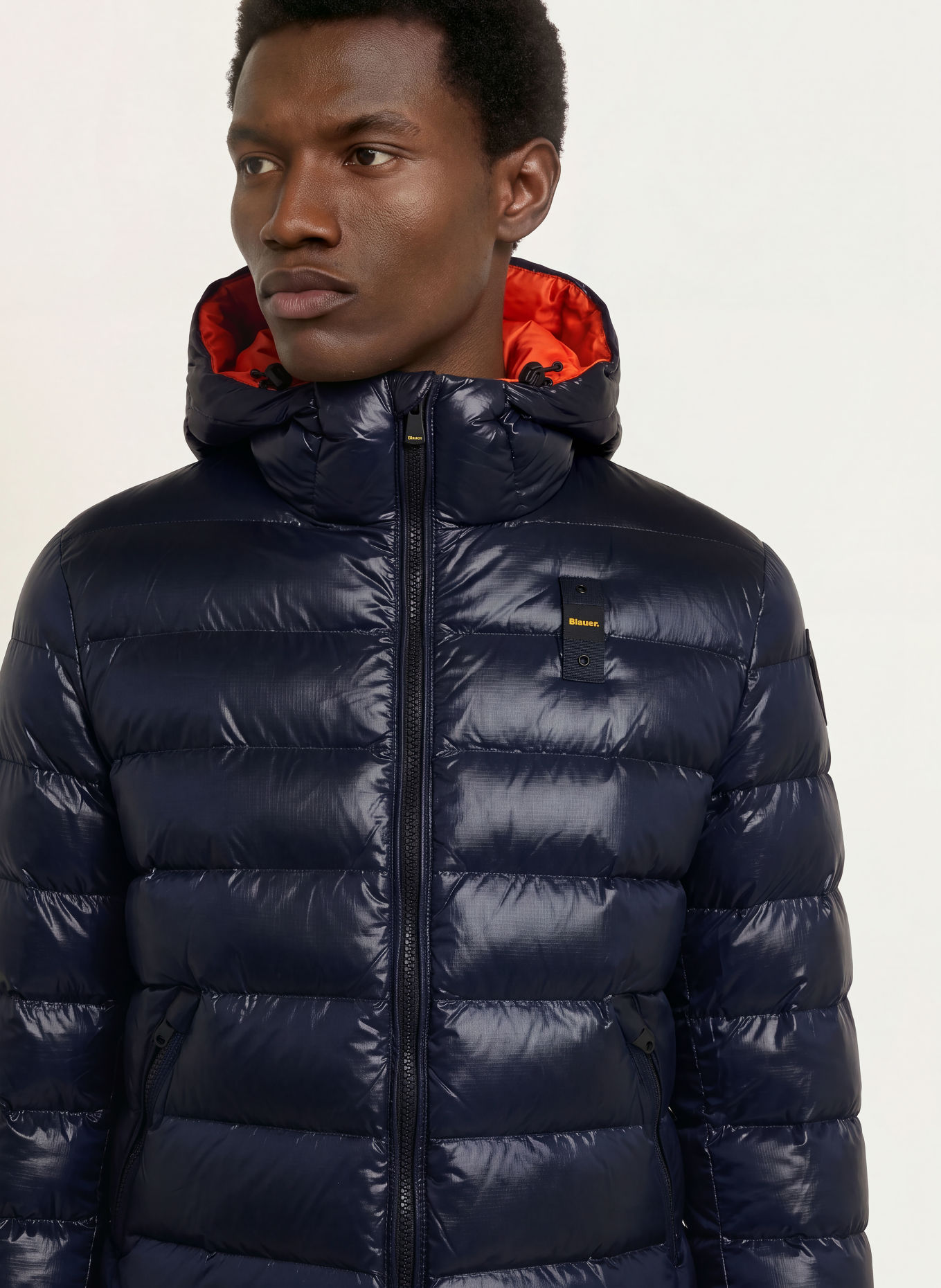 Blauer Steppjacke ADAMS: BLAU
