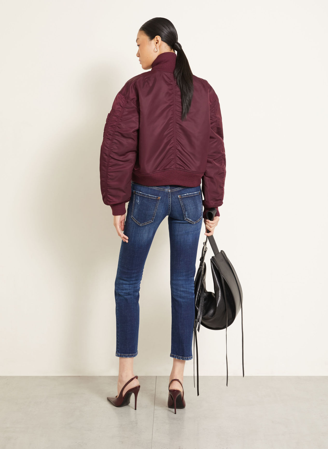 DSQUARED2 Jean destroy JENNA: 470 NAVY BLUE