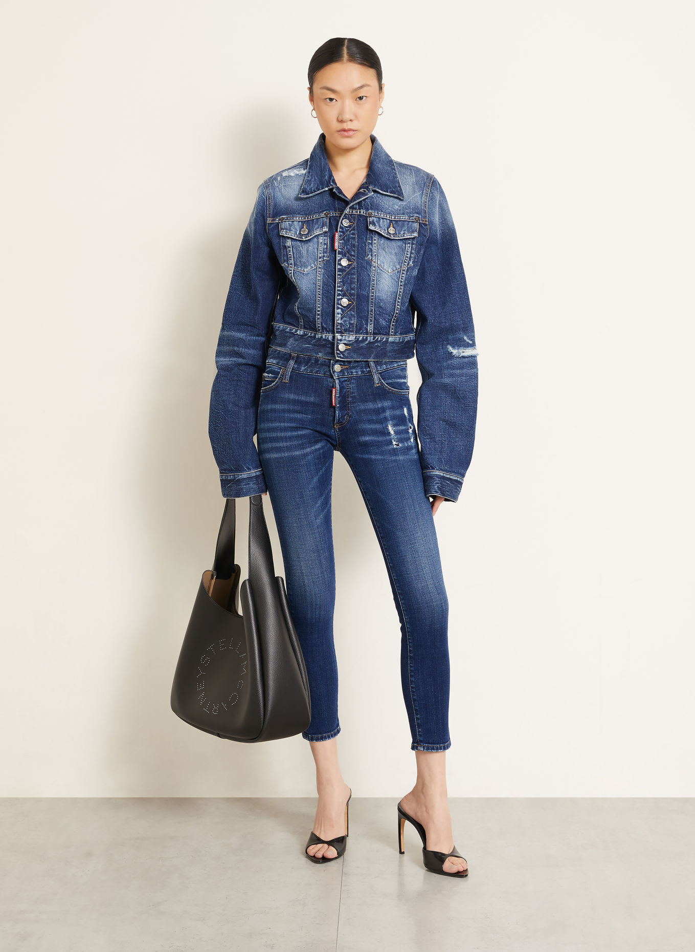 DSQUARED2 Jean skinny: 470 NAVY BLUE