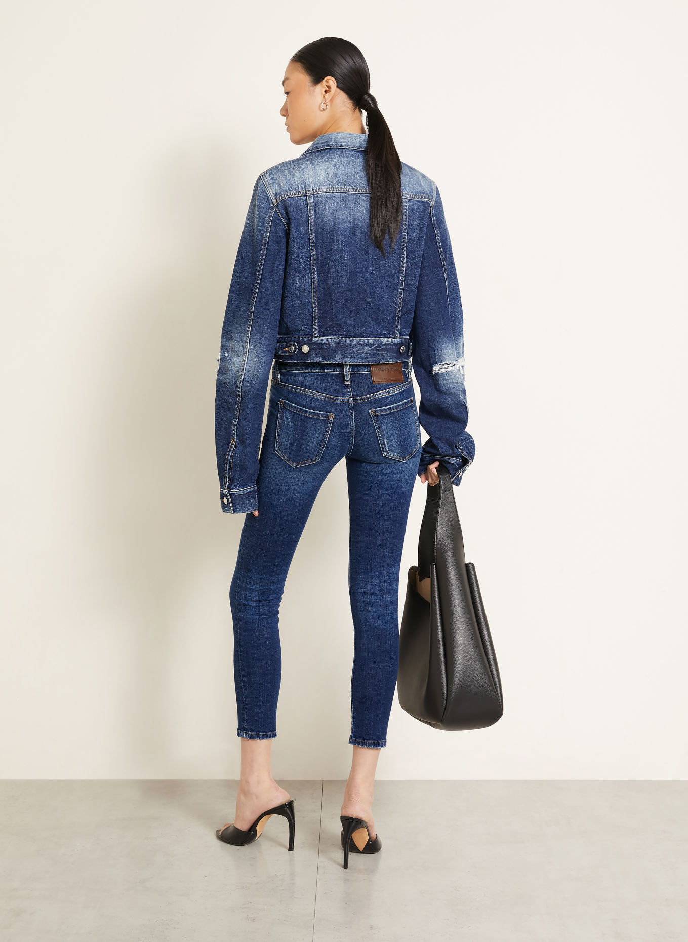 DSQUARED2 Jean skinny: 470 NAVY BLUE