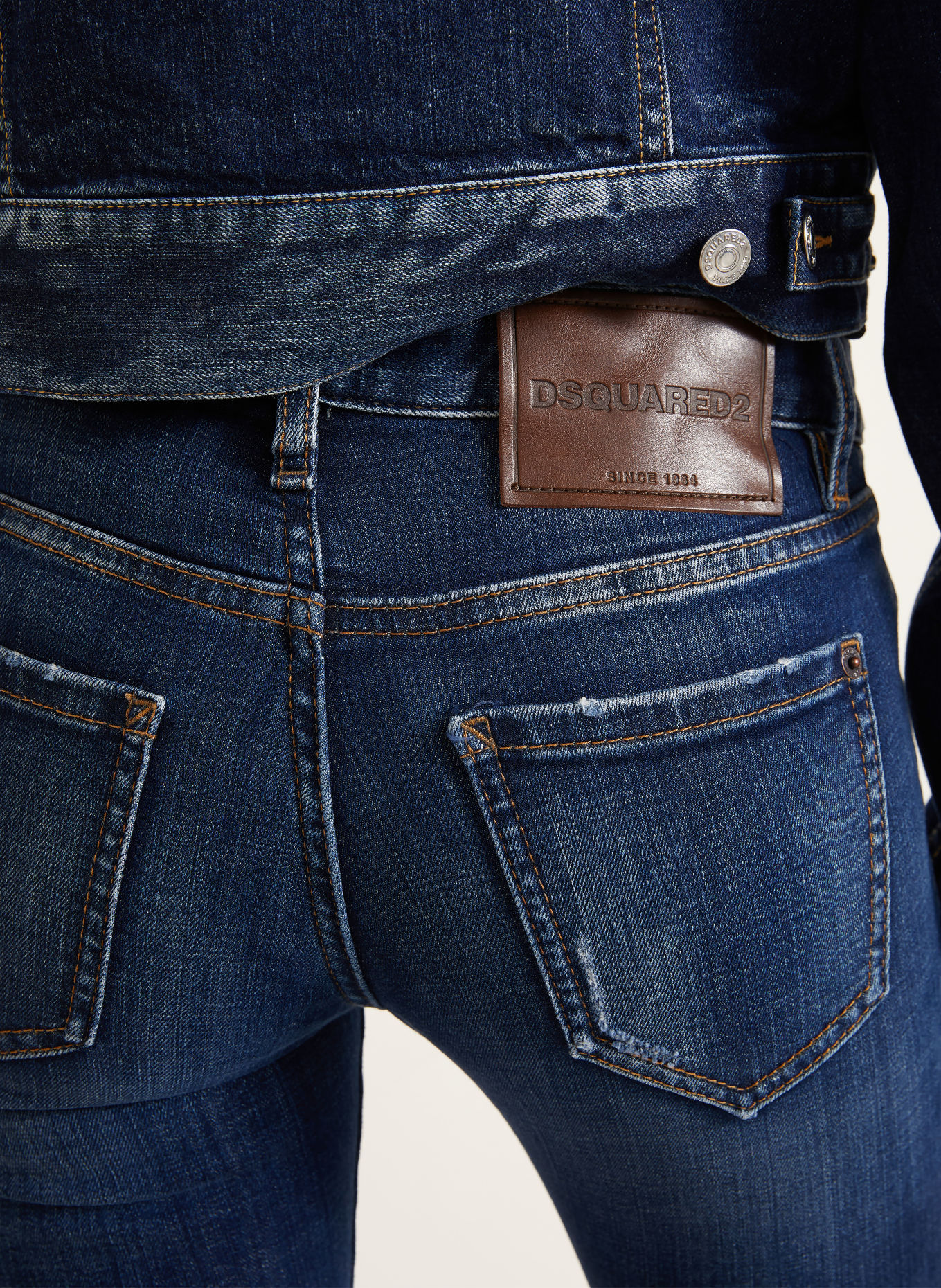 DSQUARED2 Jean skinny: 470 NAVY BLUE