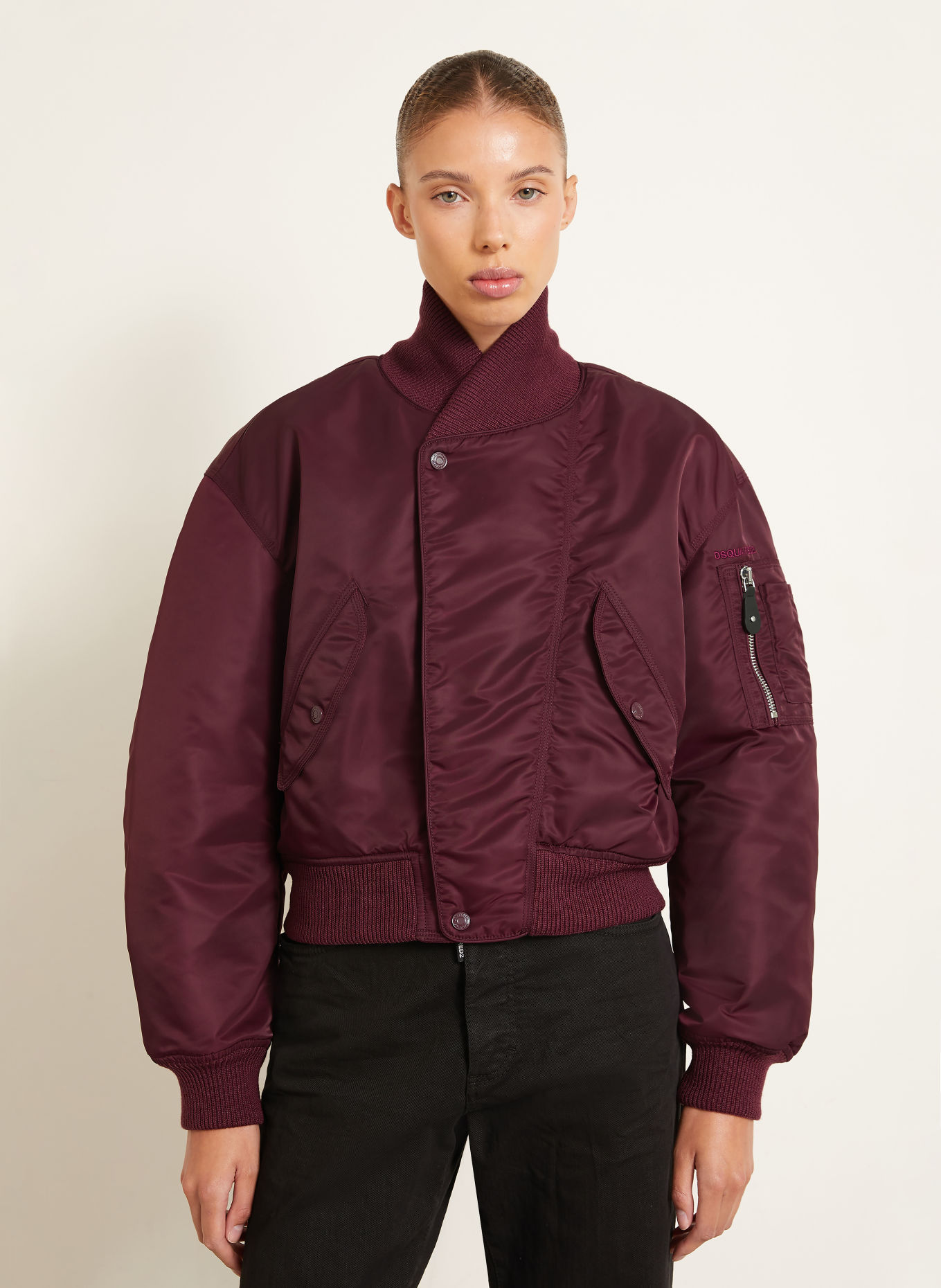 DSQUARED2 Blouson 80'S KIODO: DUNKELROT