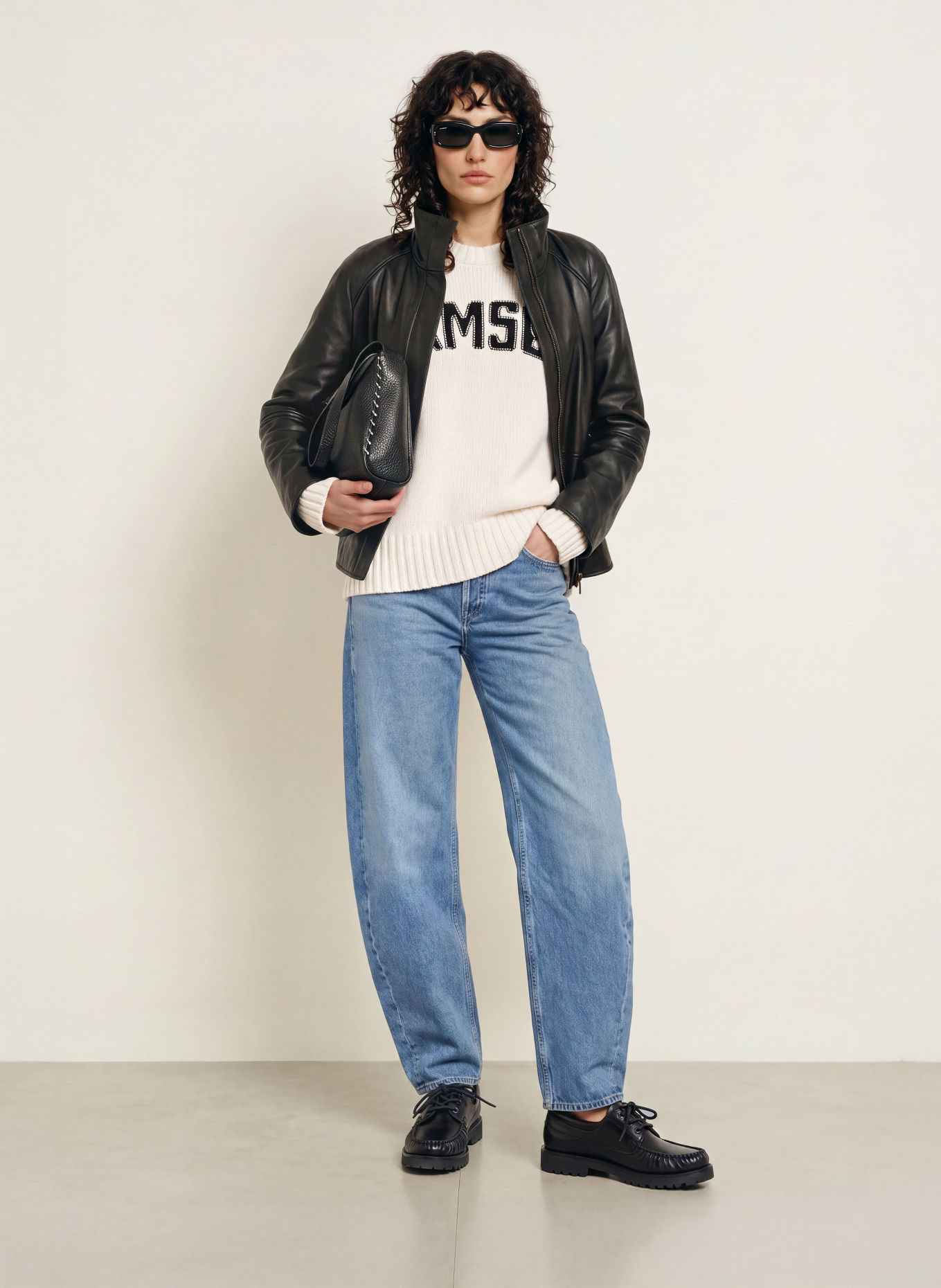 AGOLDE SPIRAL Jeans: vntr venture (dk tinted worn ind)